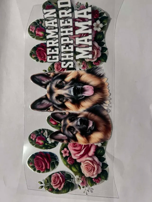 German Shepherd Mama decal
