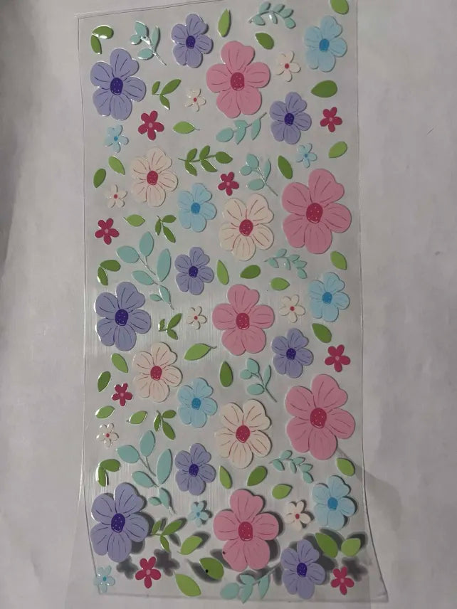 Flower decal