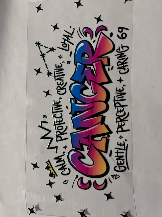 Cancer Zodiac decal