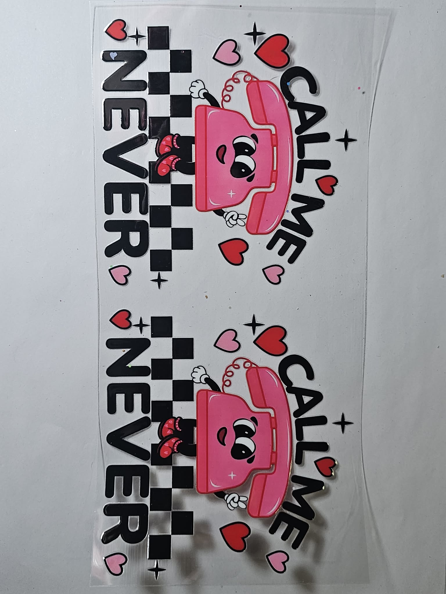 Call me never Decal