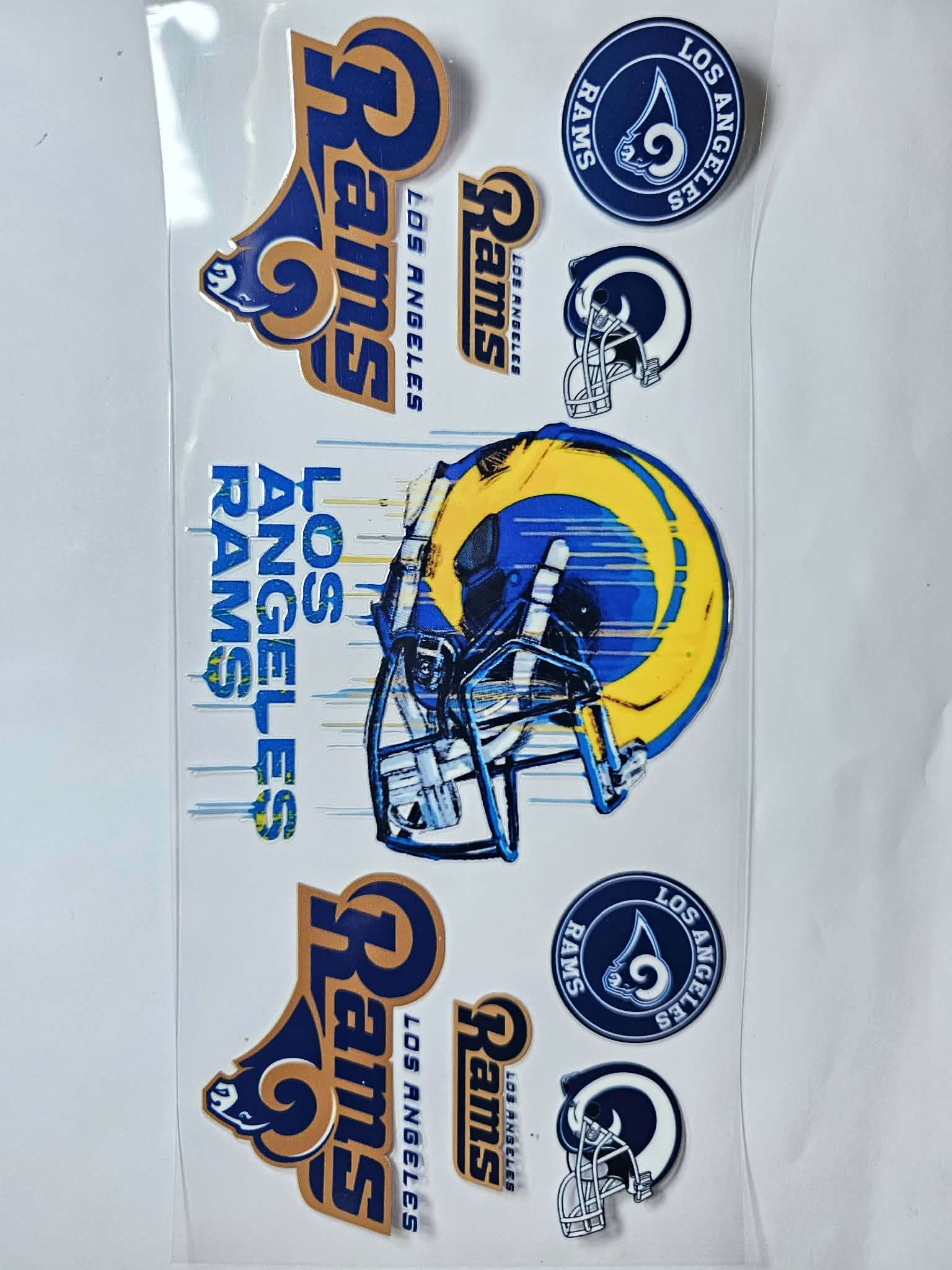 Rams Football Decal
