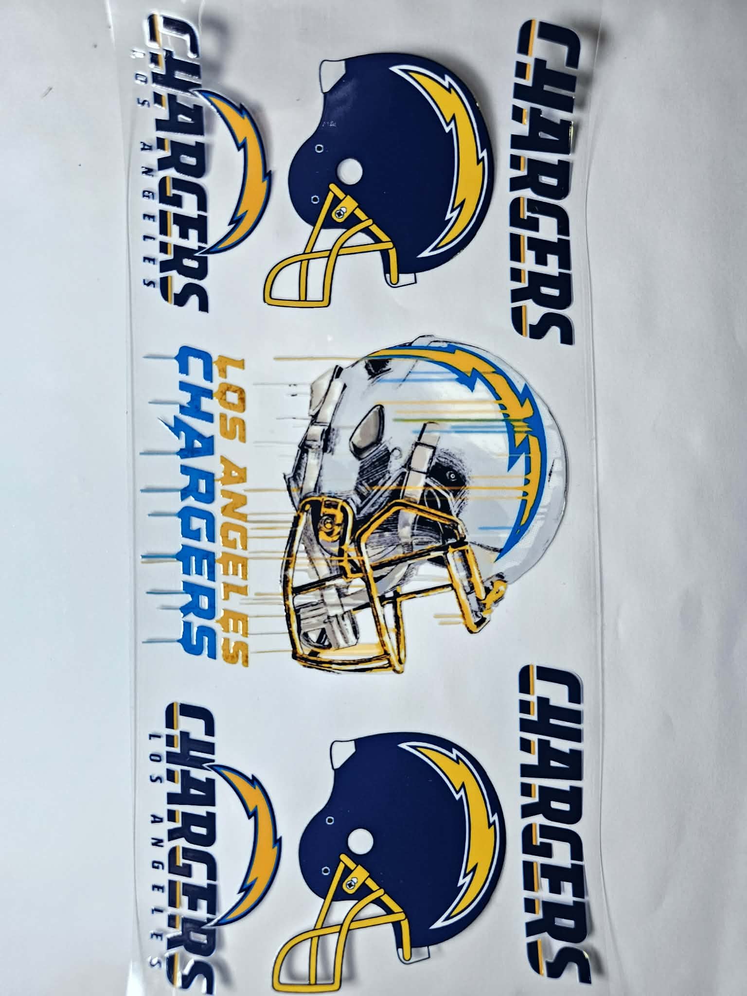 Chargers Football Decal