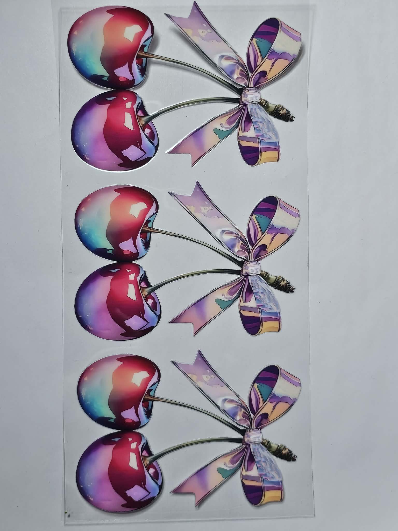 Bows and Cherries Decal