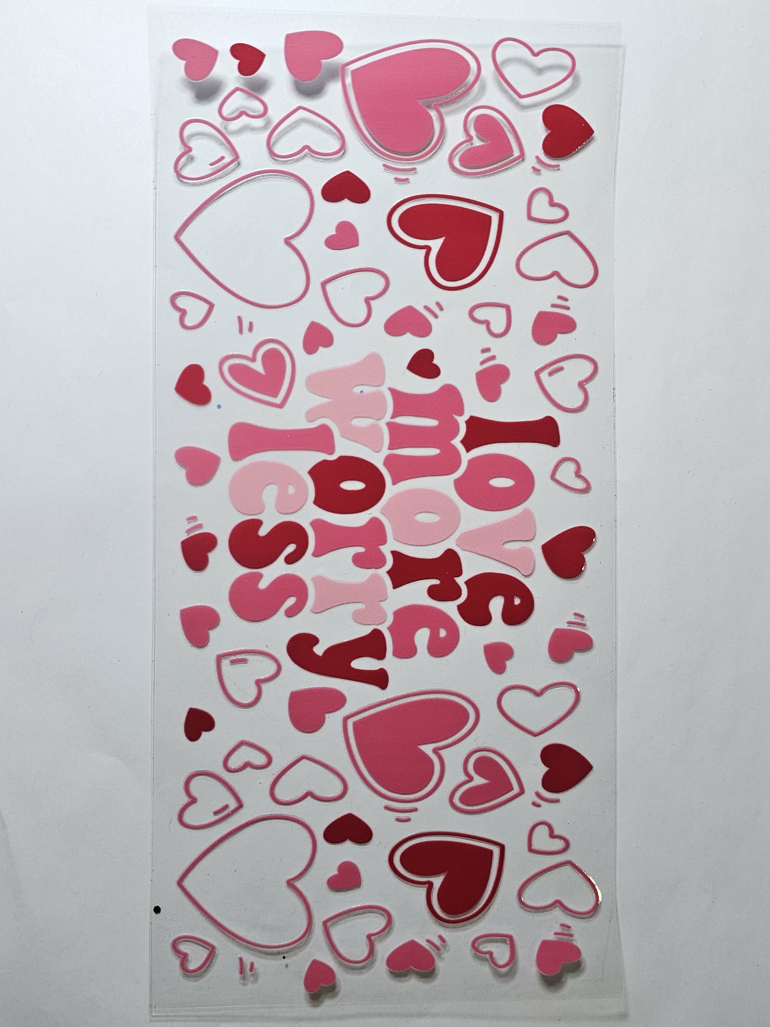 Love more worry less decal