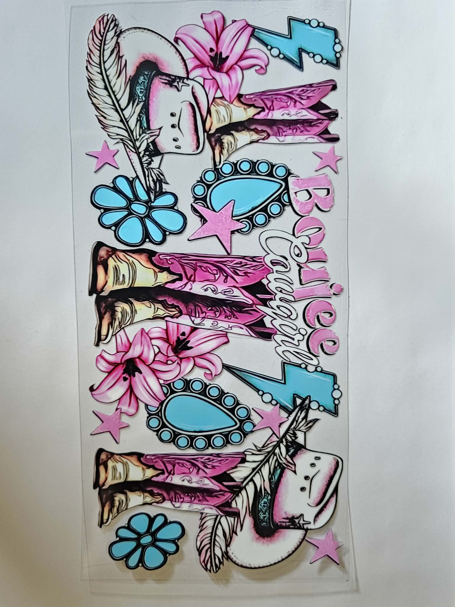 Cowgirl Decal