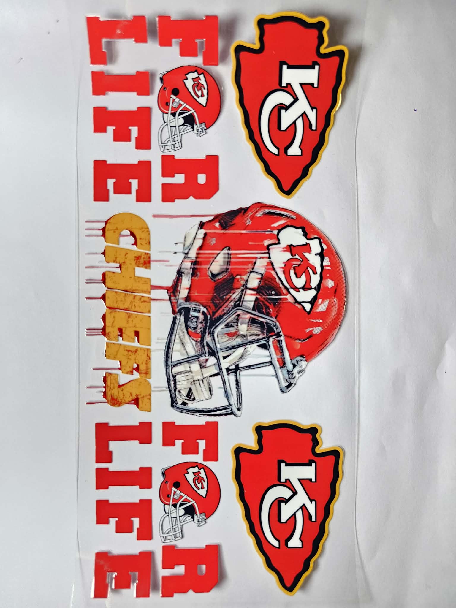 Chiefs Football Decal