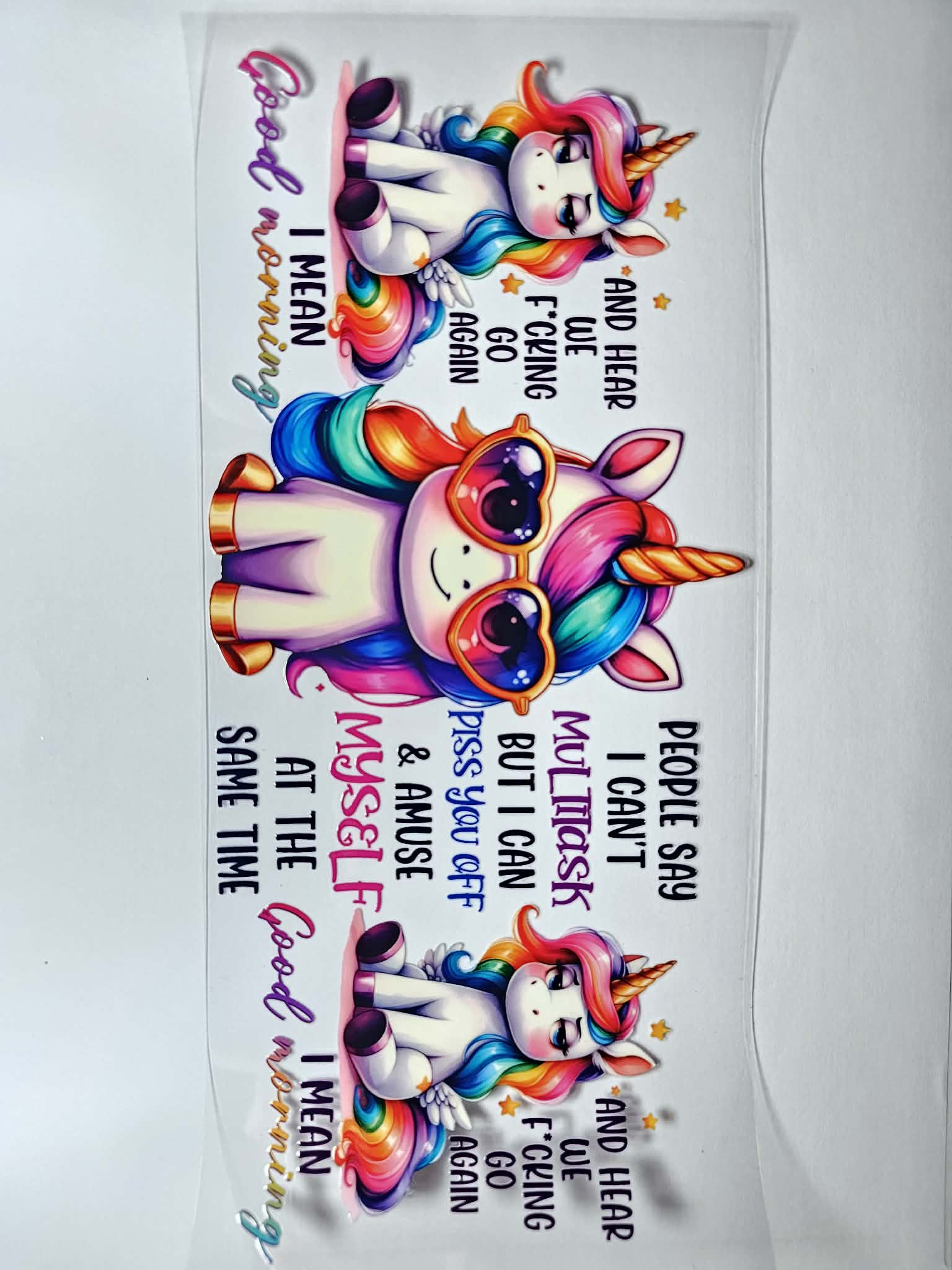 Sarcastic Unicorn decal