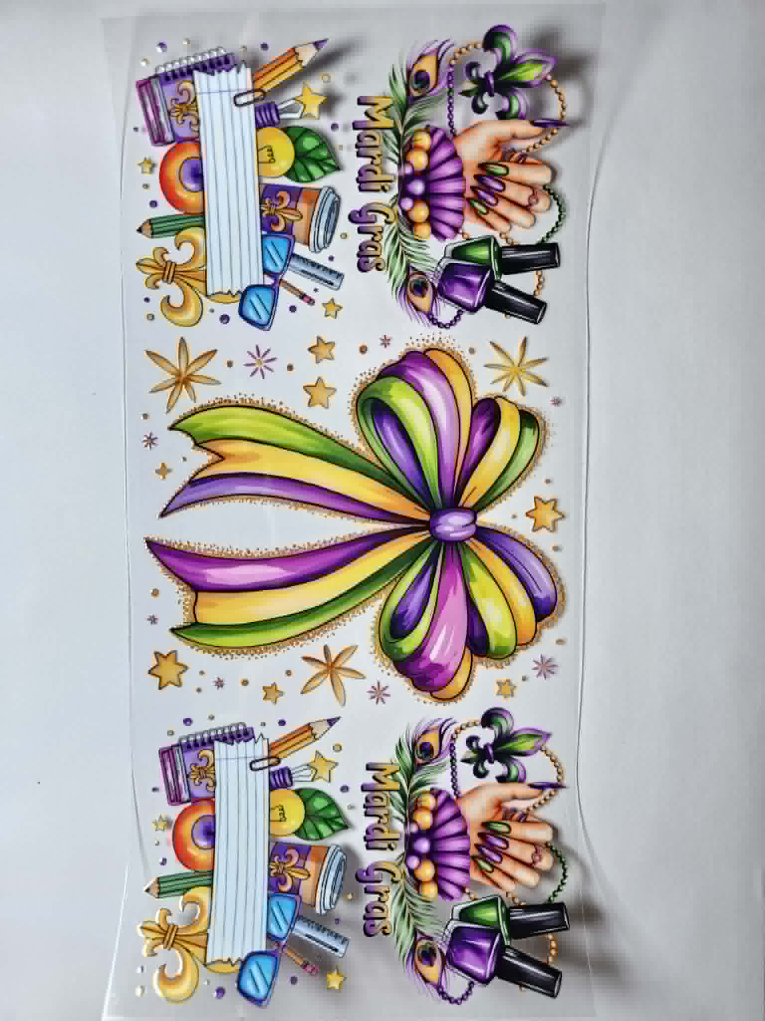 Mardi-Gras decal