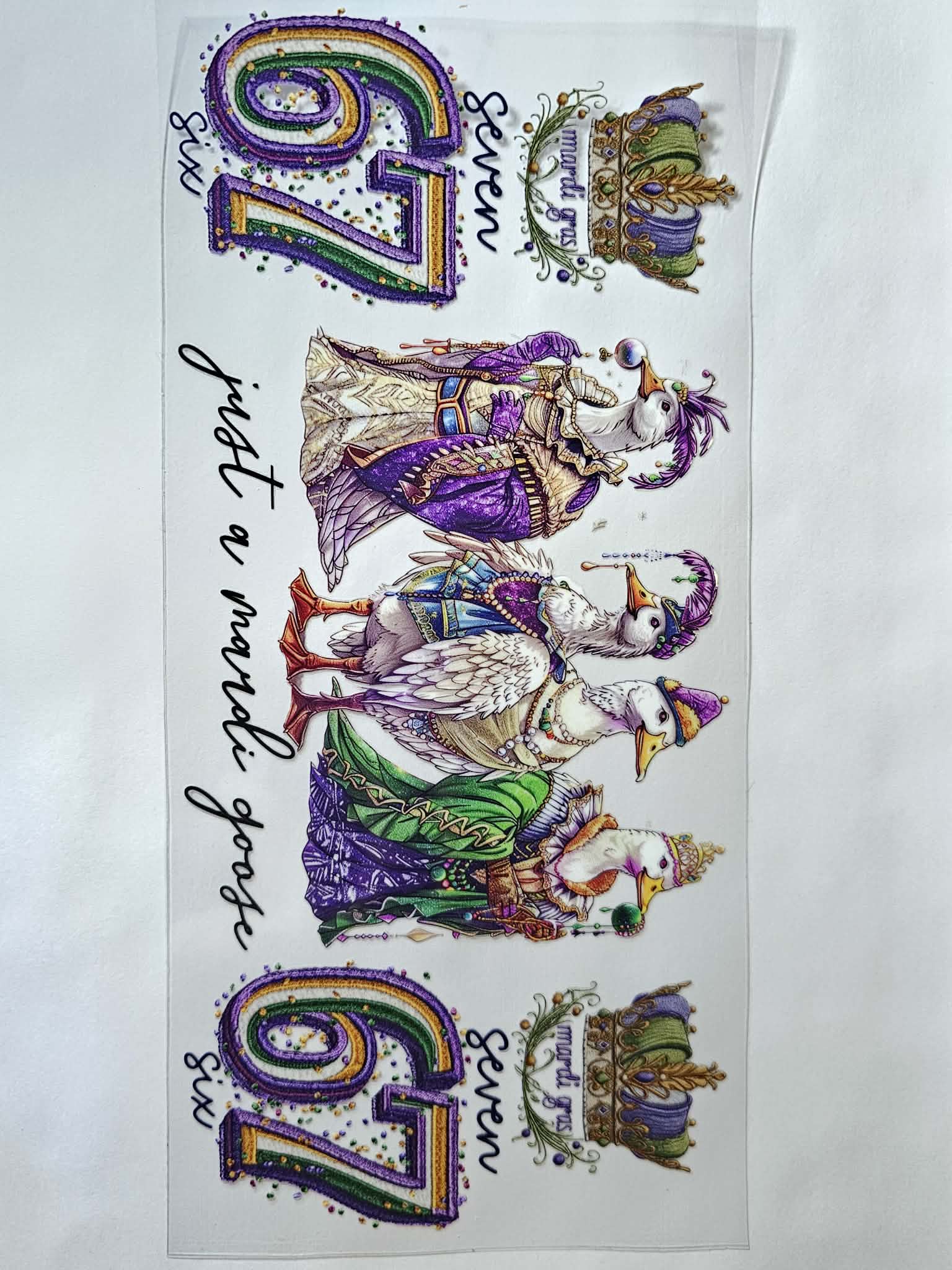 Mardi-Gras decal