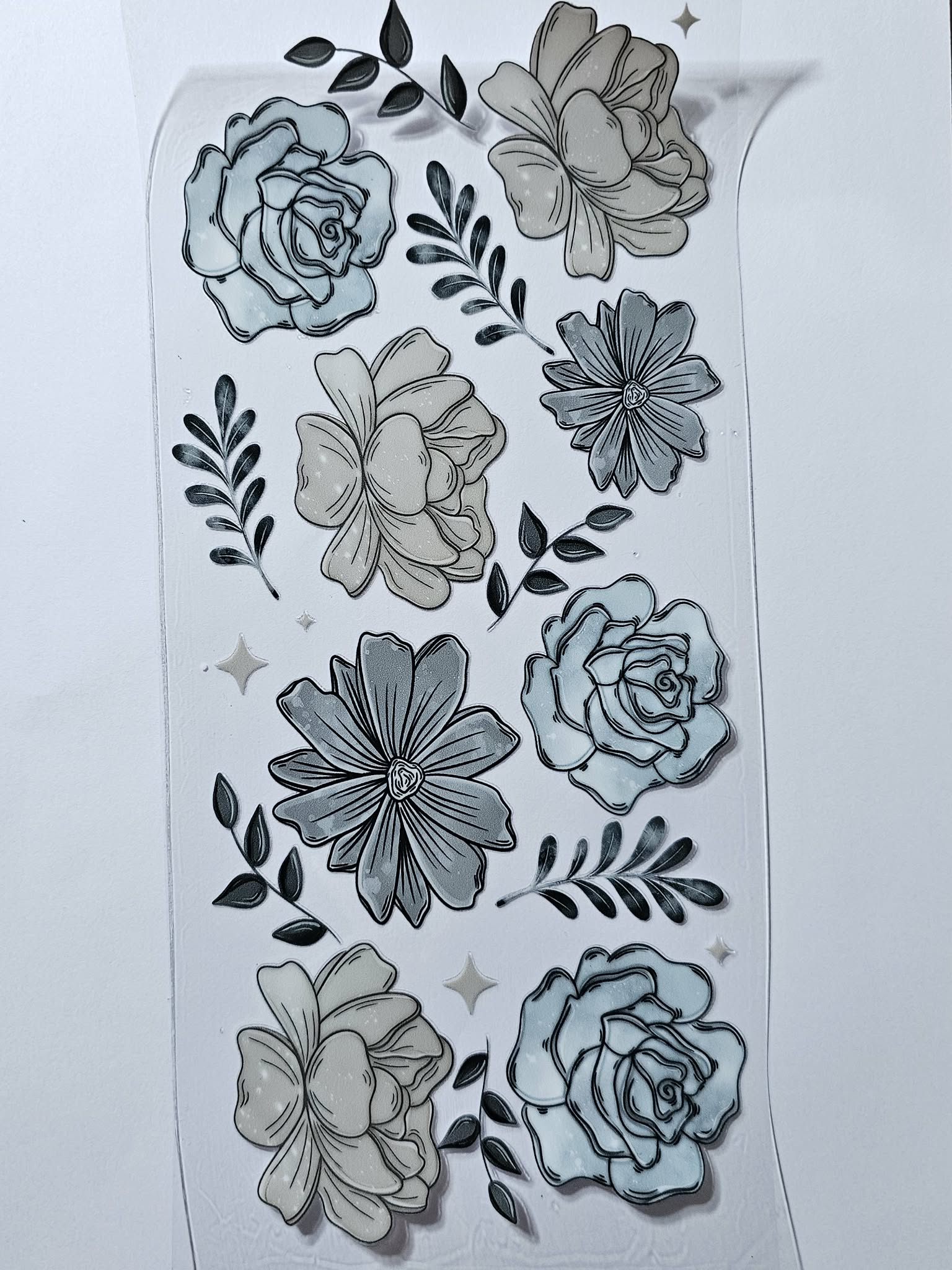Flowers decal