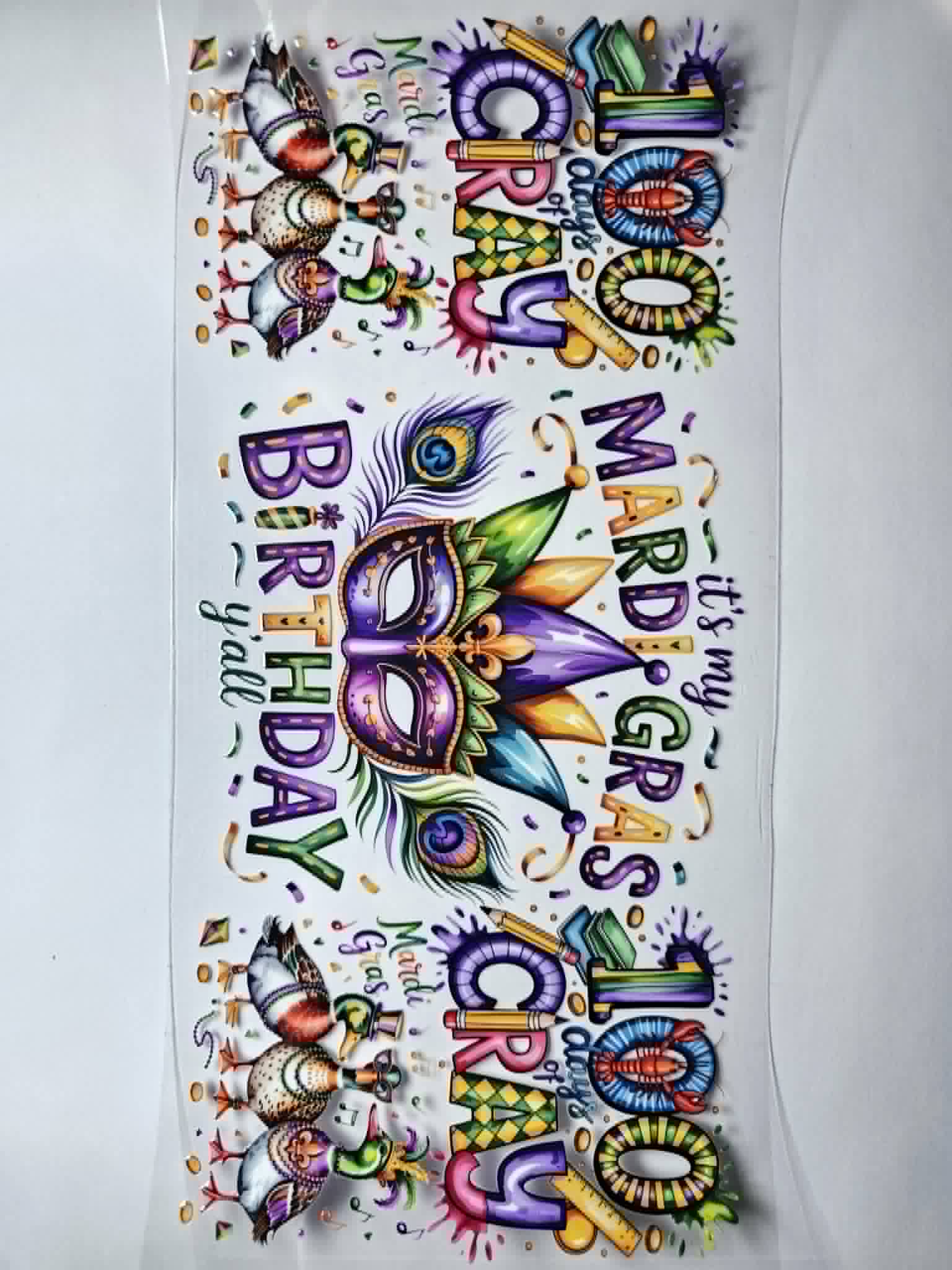 Mardi-Gras decal