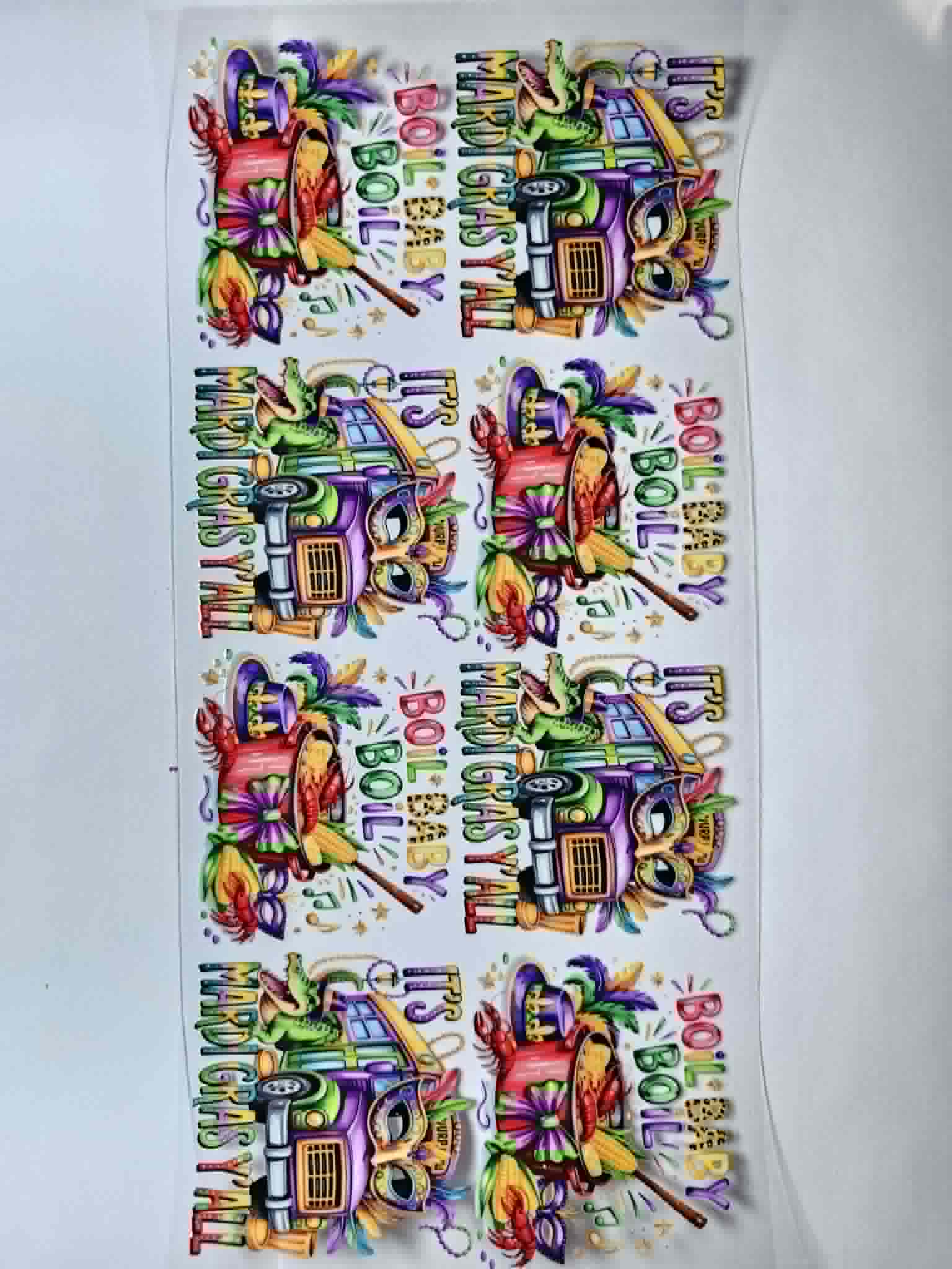 Mardi-Gras decal
