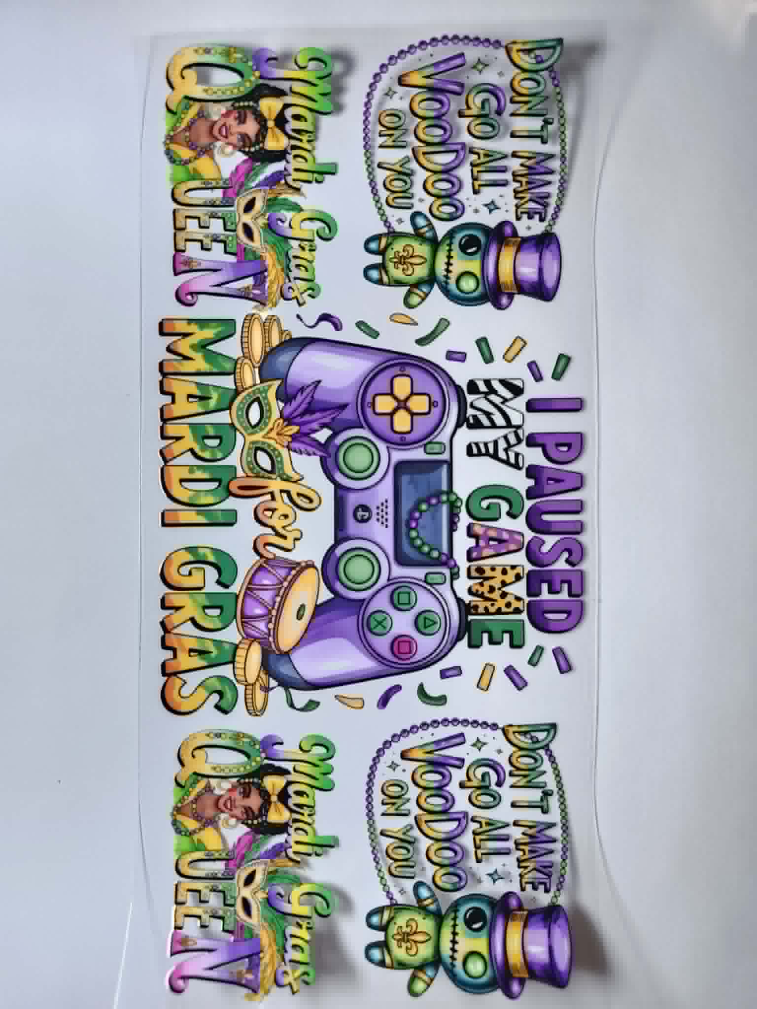 Mardi-Gras decal