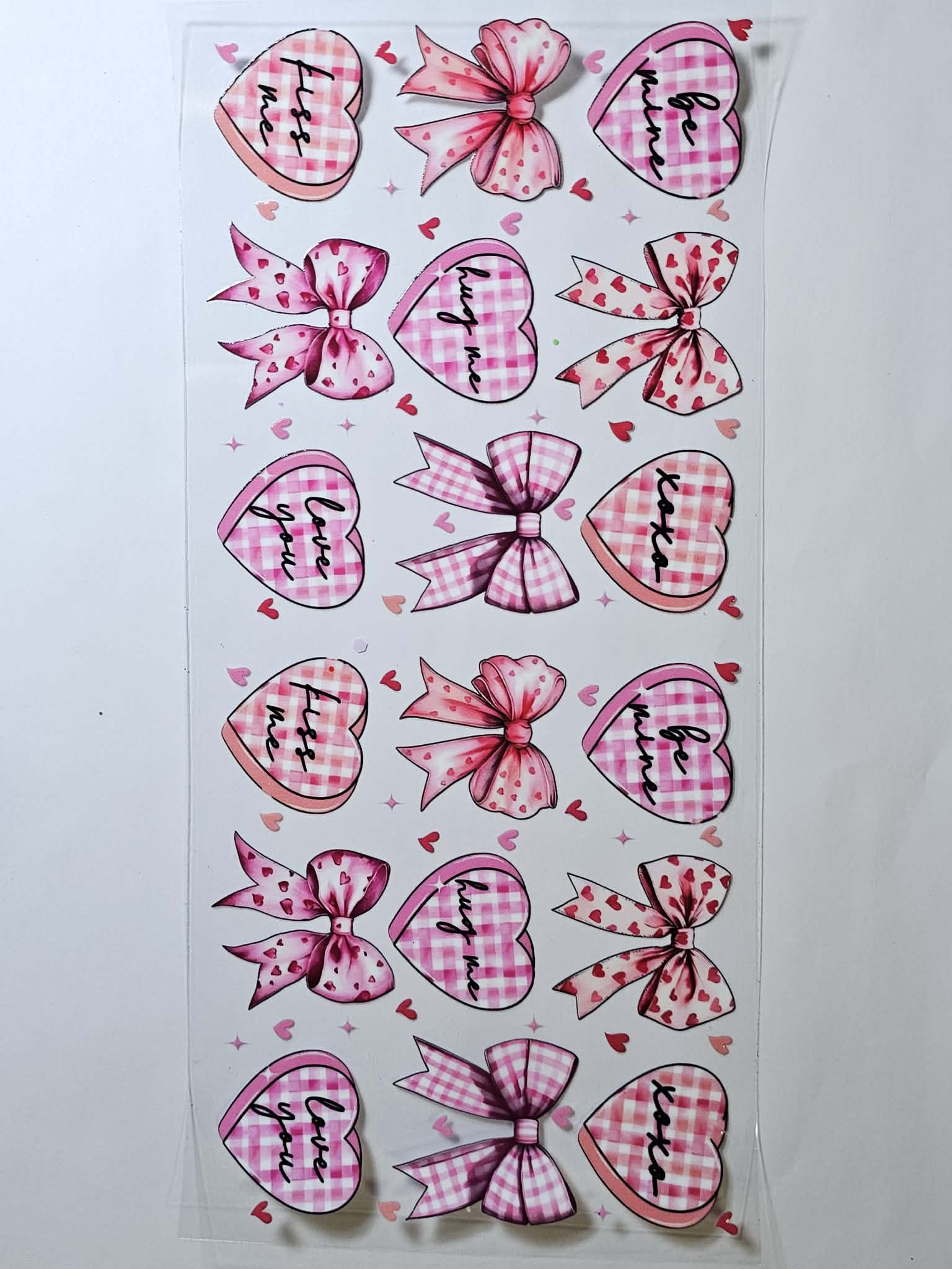 Heart and bow Decal