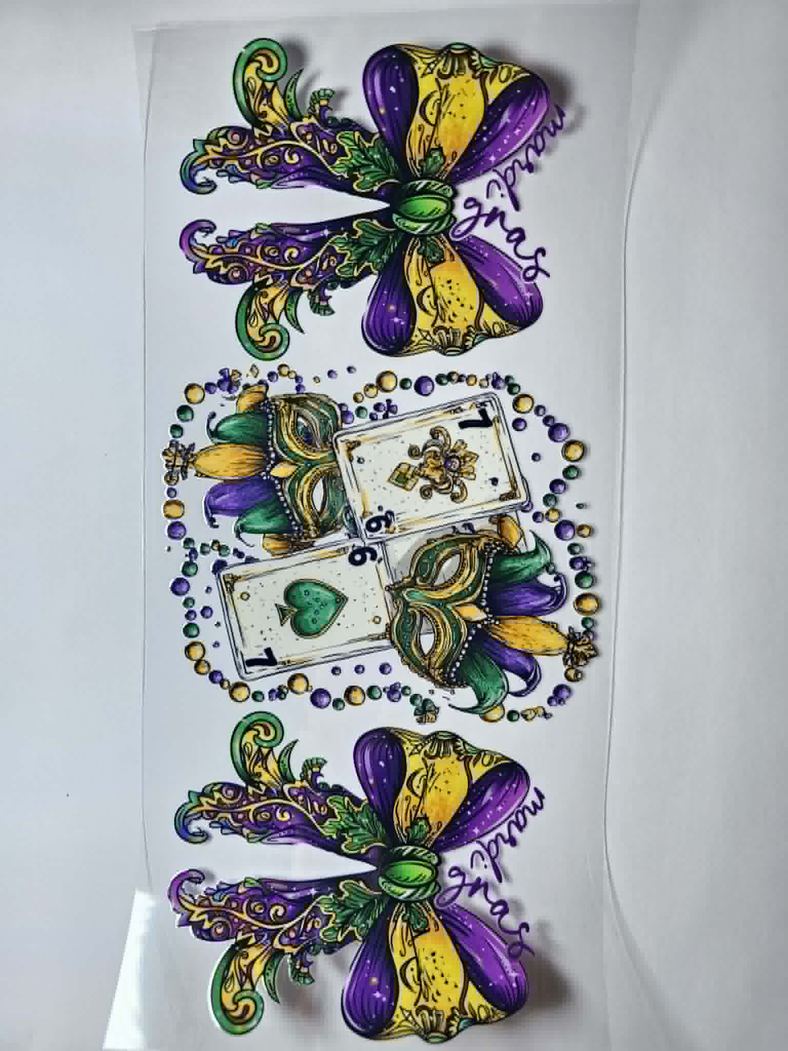 Mardi-Gras decal