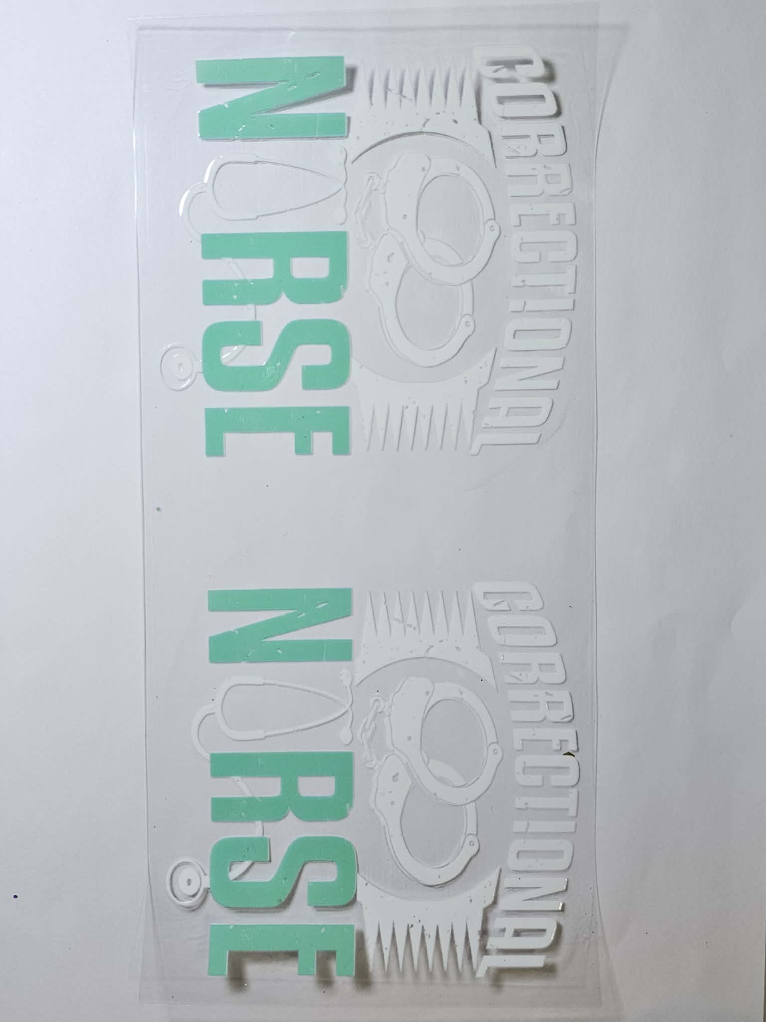 Correctional Nurse decal