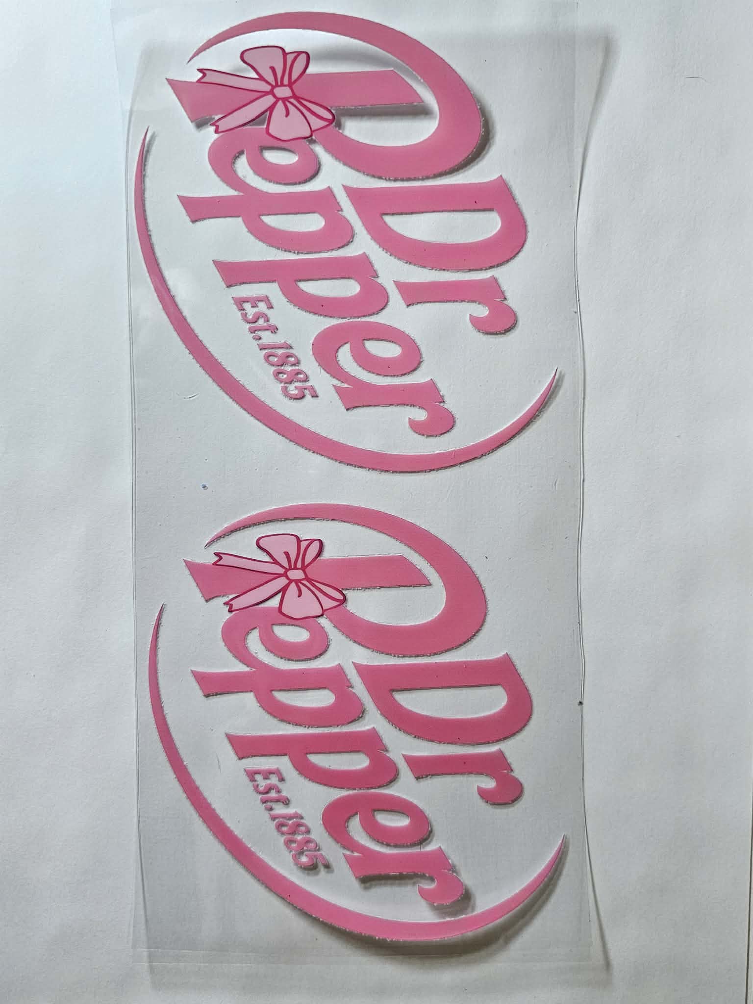 Dr. Pepper Decal