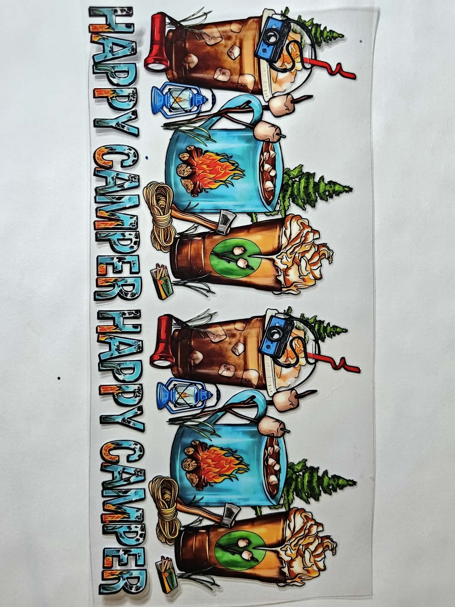 Camping Decal