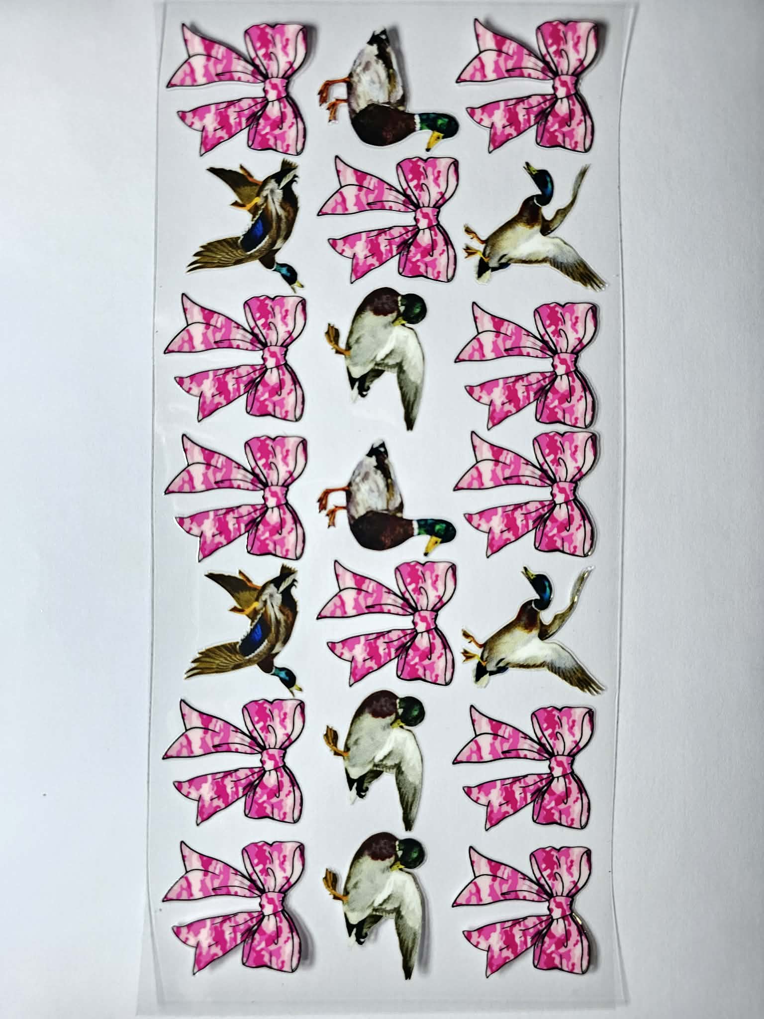 Bows and Ducks Decal