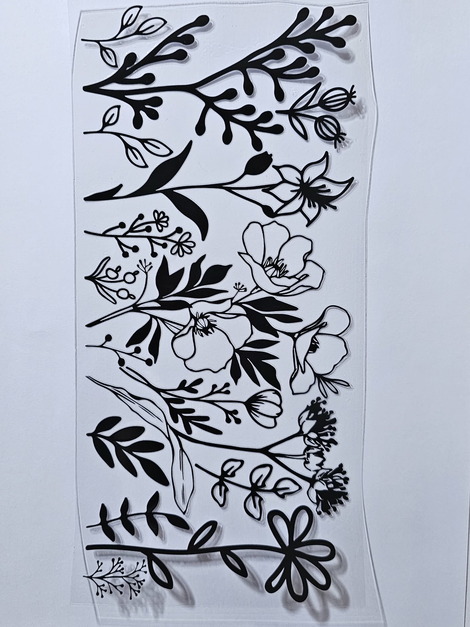 Flowers decal