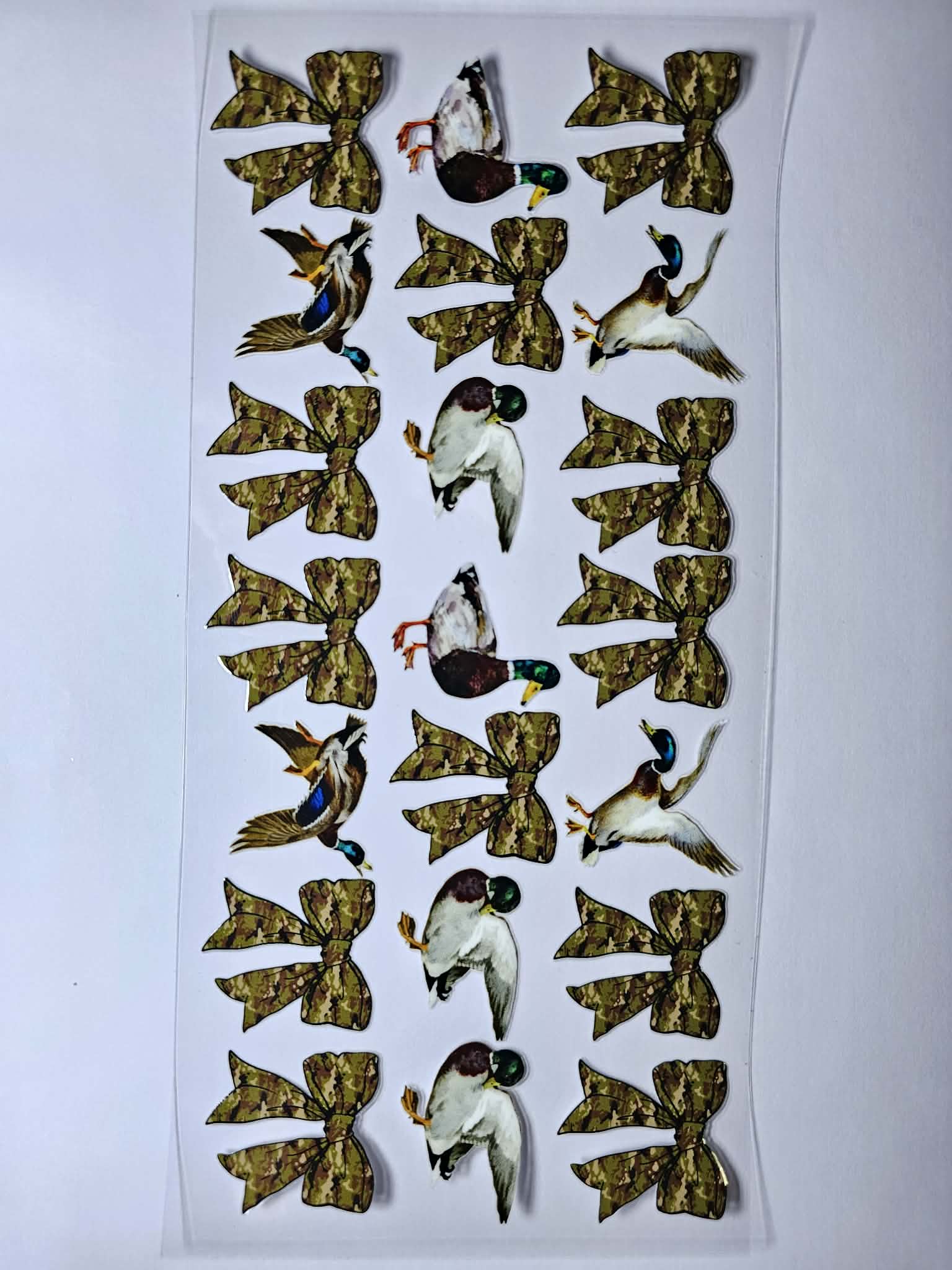 Bows and Ducks Decal