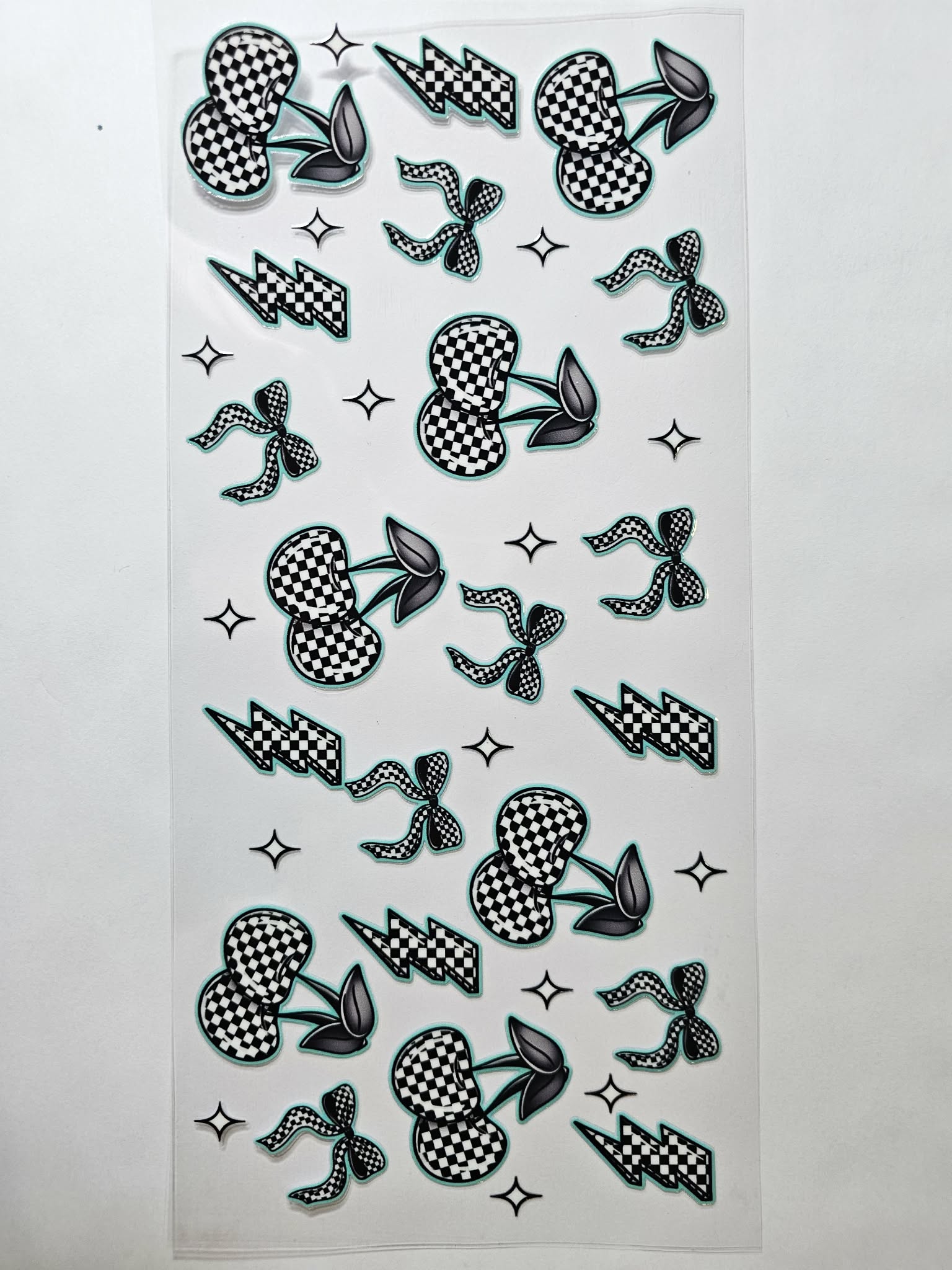 Bows and Cherries Decal