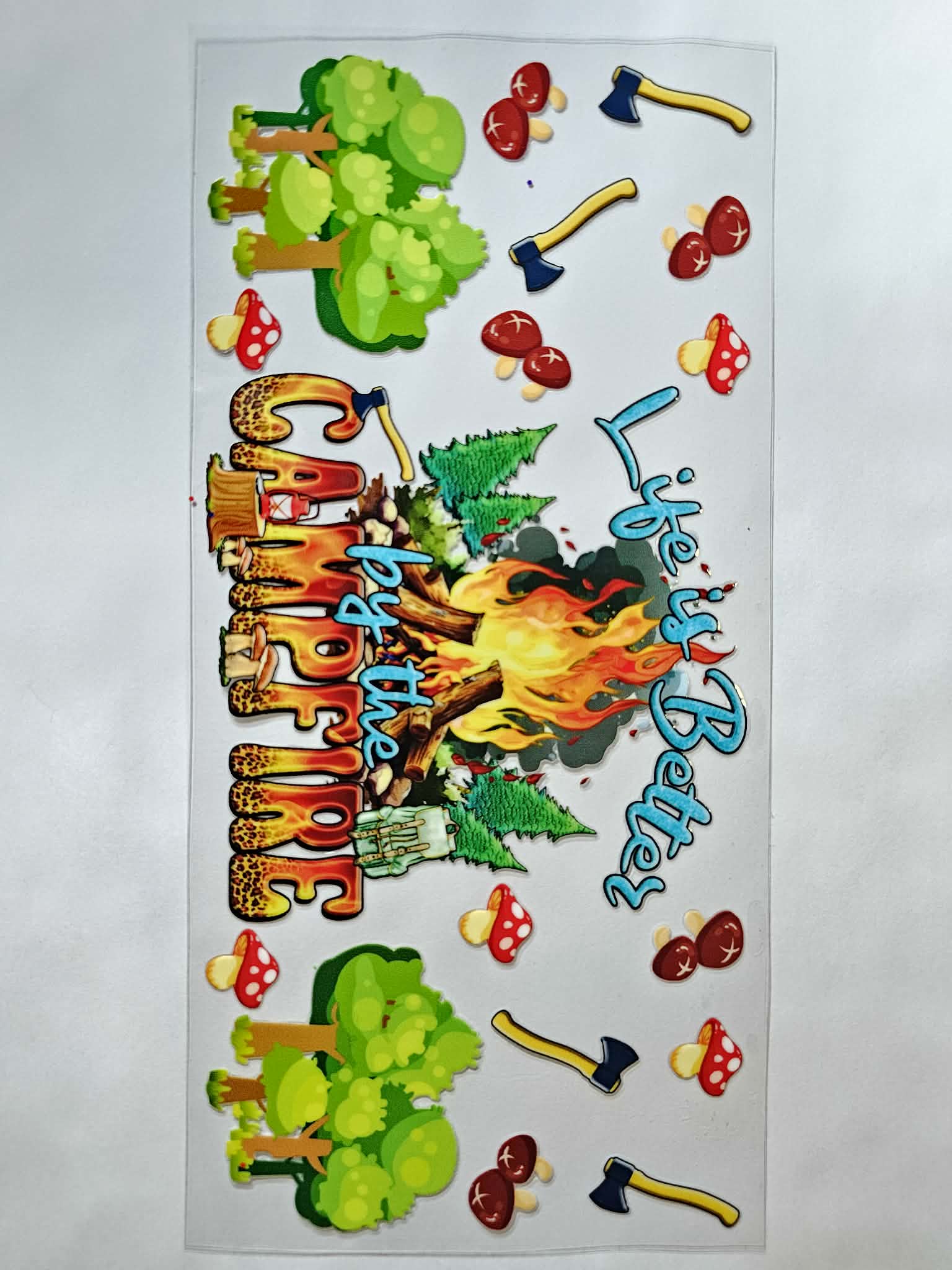 Camping Decal