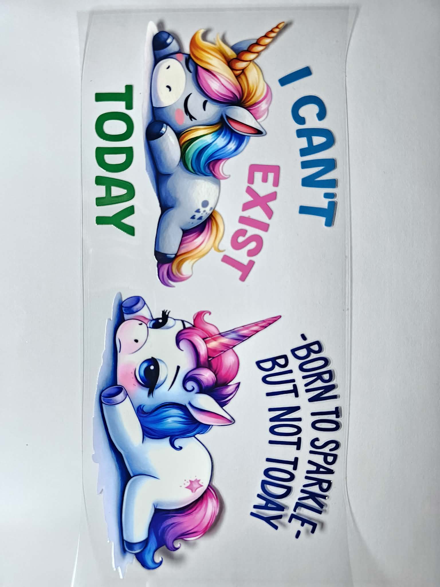 Sarcastic Unicorn decal