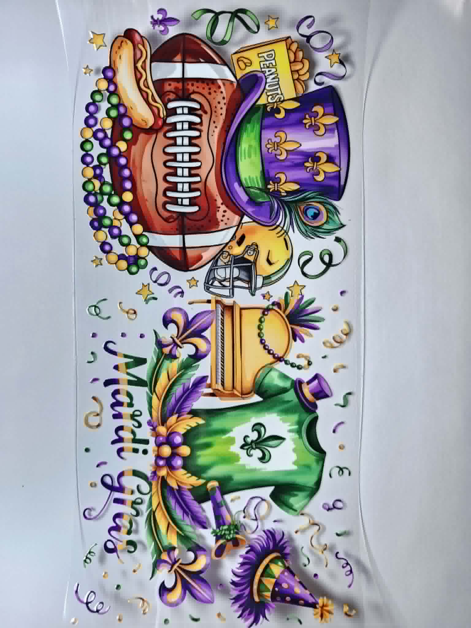 Mardi-Gras decal