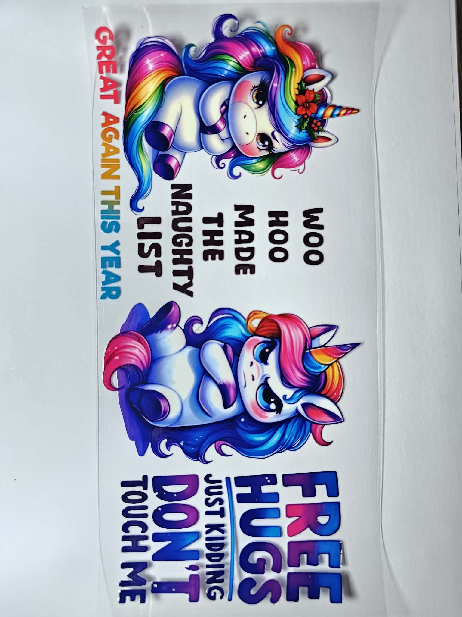 Sarcastic Unicorn decal