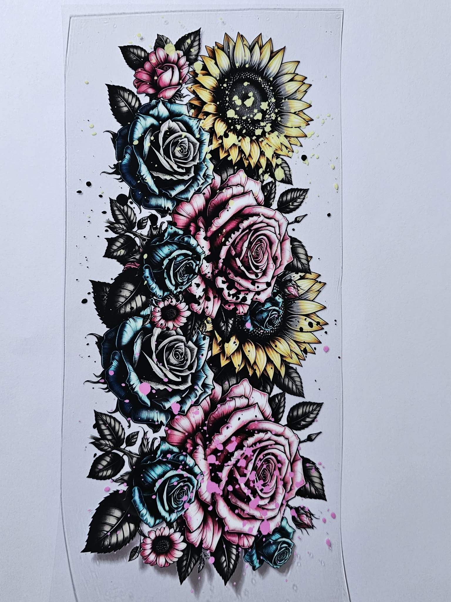 Flowers decal