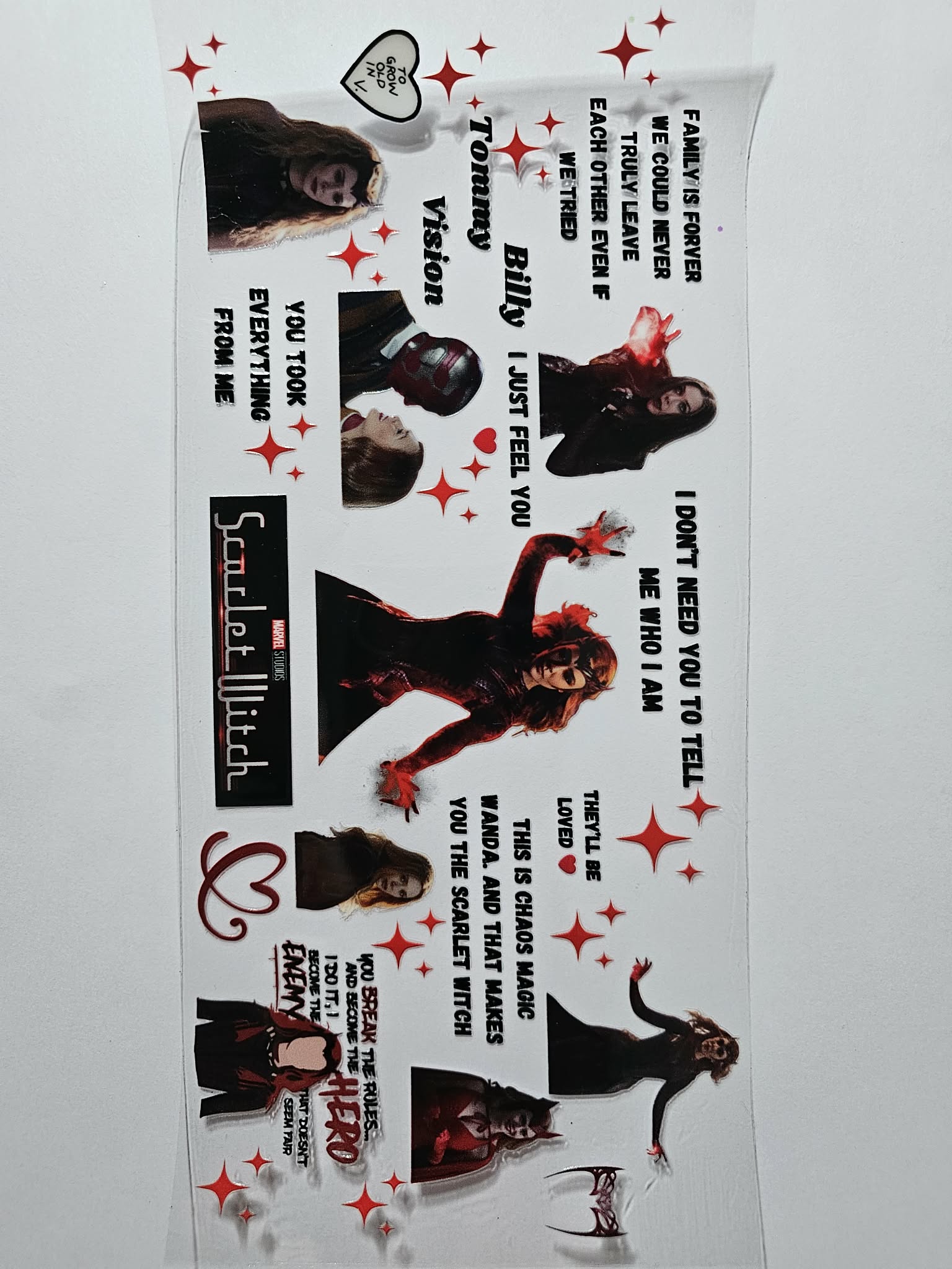 Superhero/Villains decal