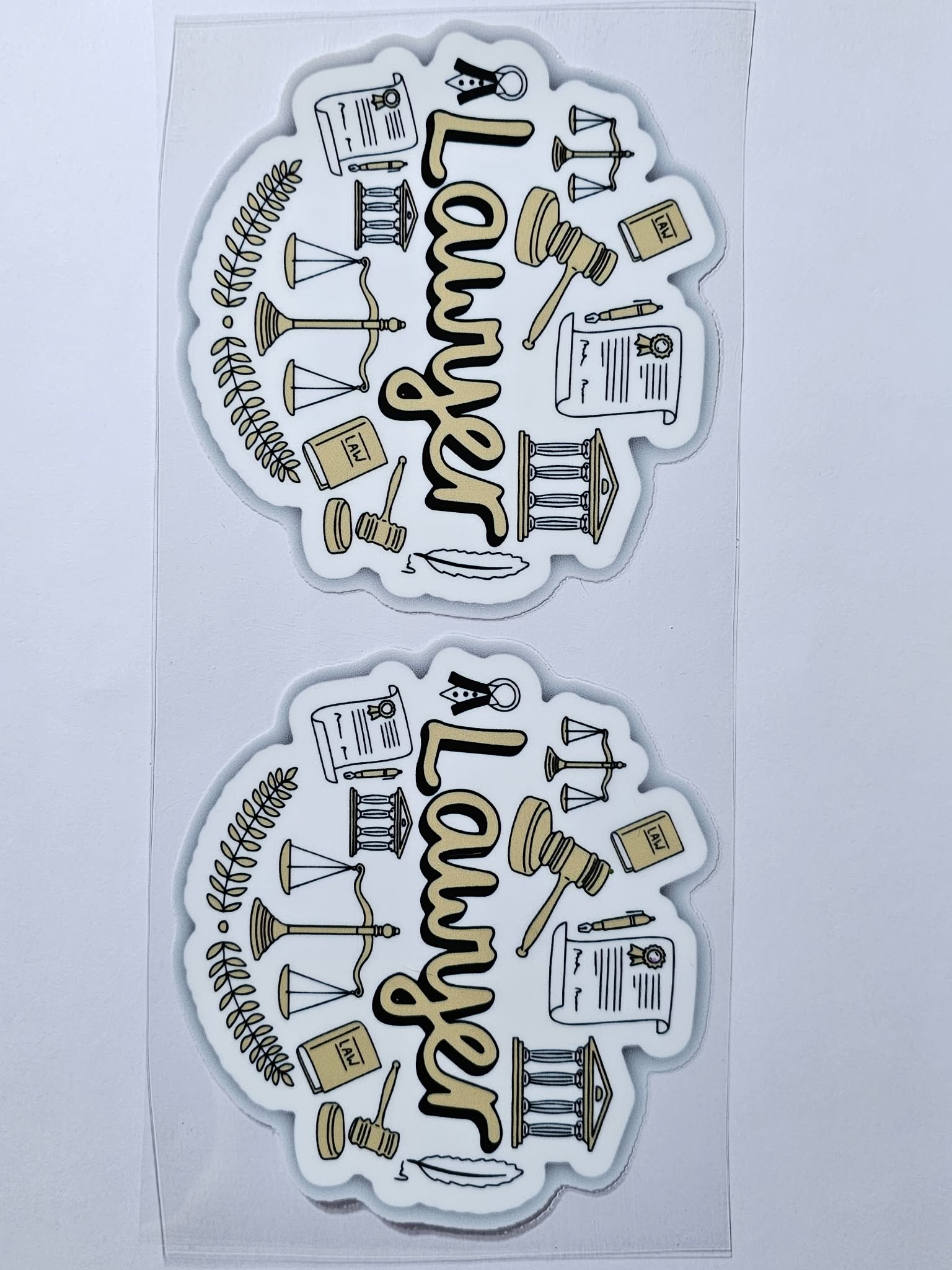 Lawyer decal