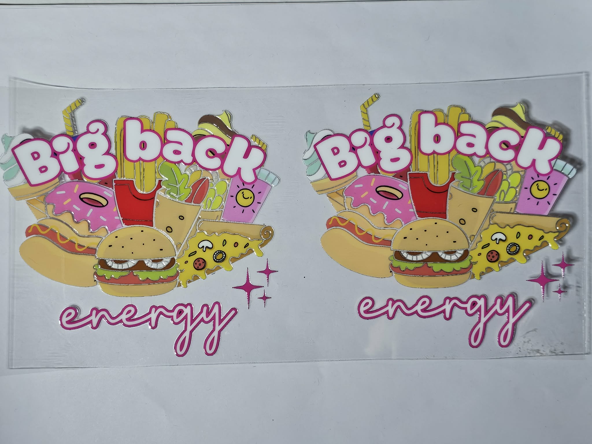Big back energy Decal