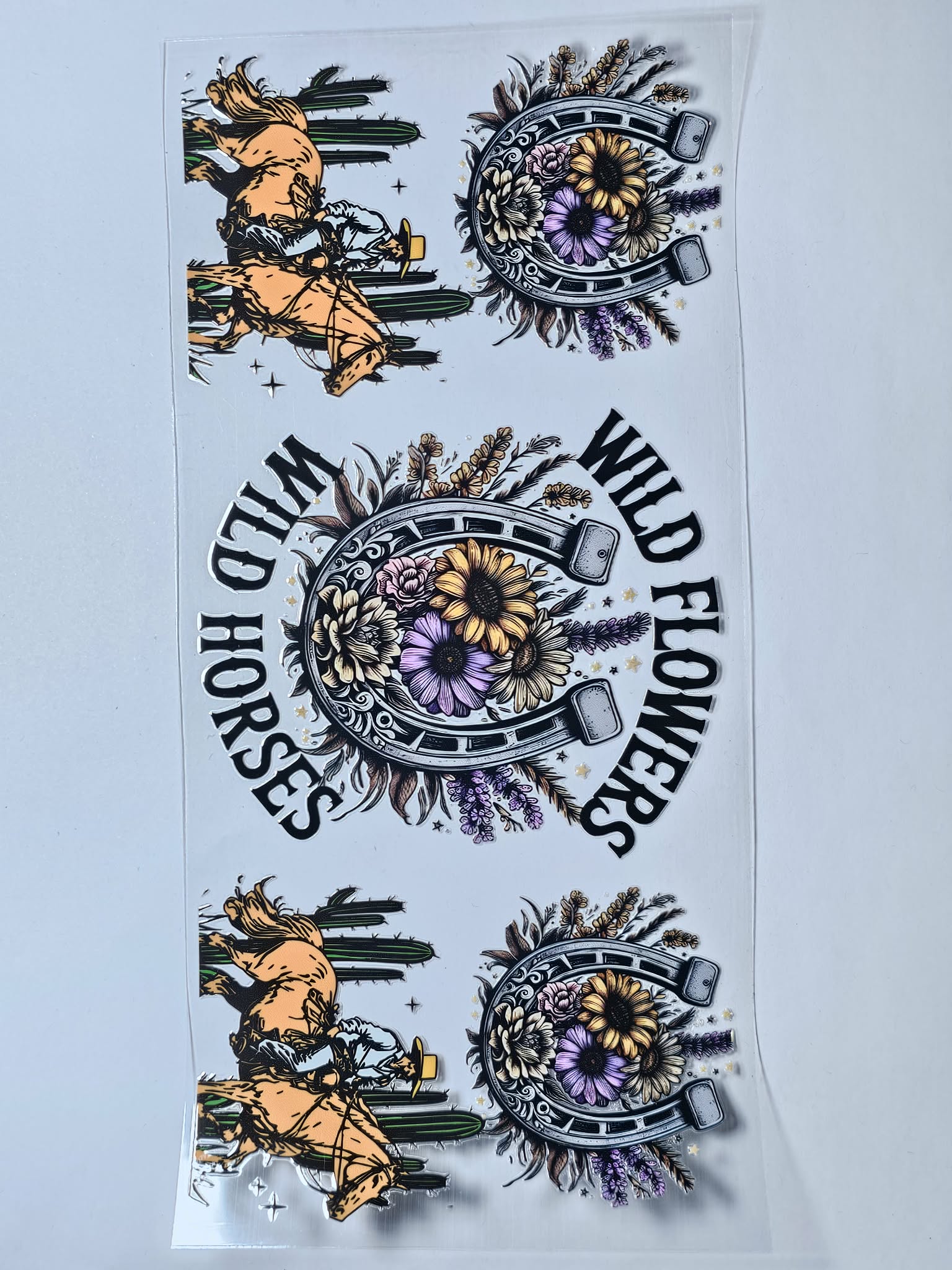 Wild Flowers Wild Horses Decal
