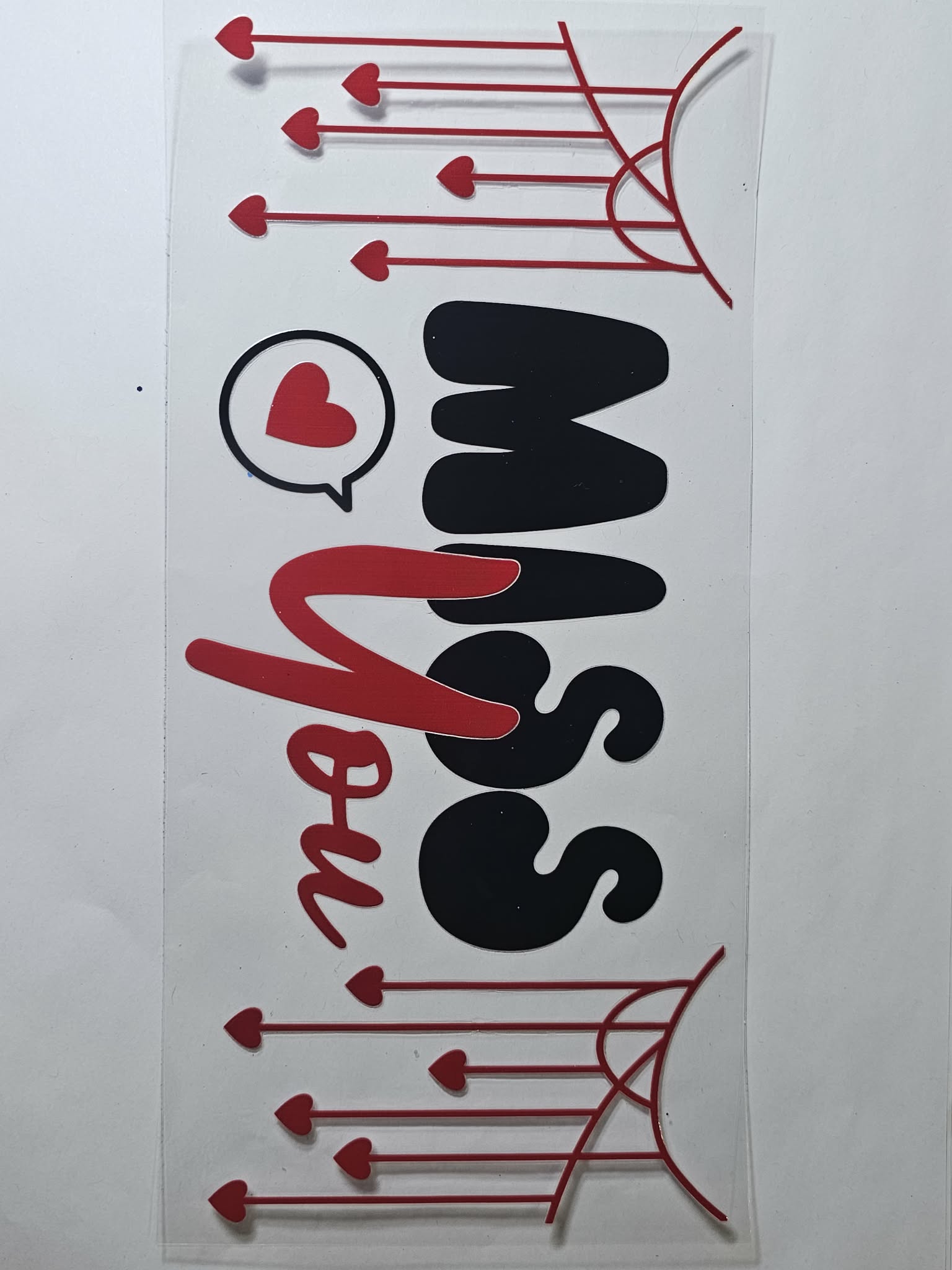 Miss you Decal