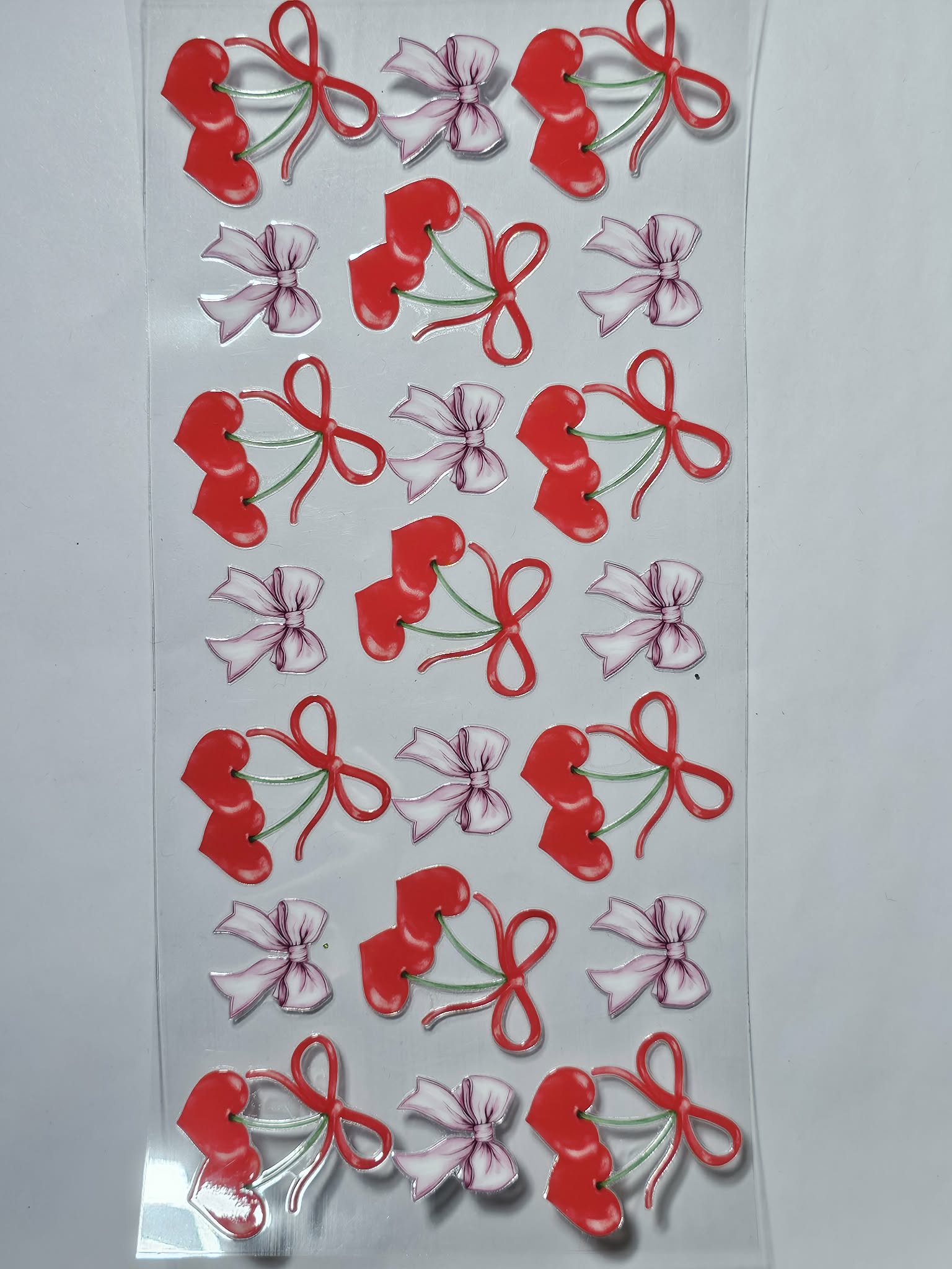 Bows and Cherries Decal