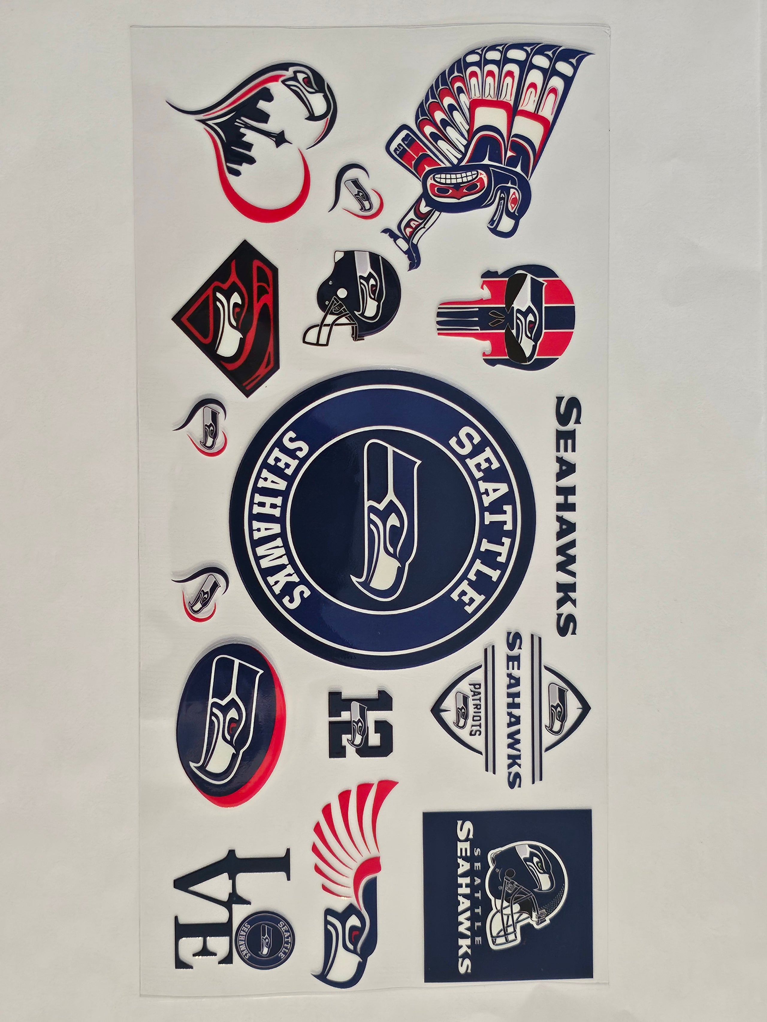 Seattle Seahawks Football Decal