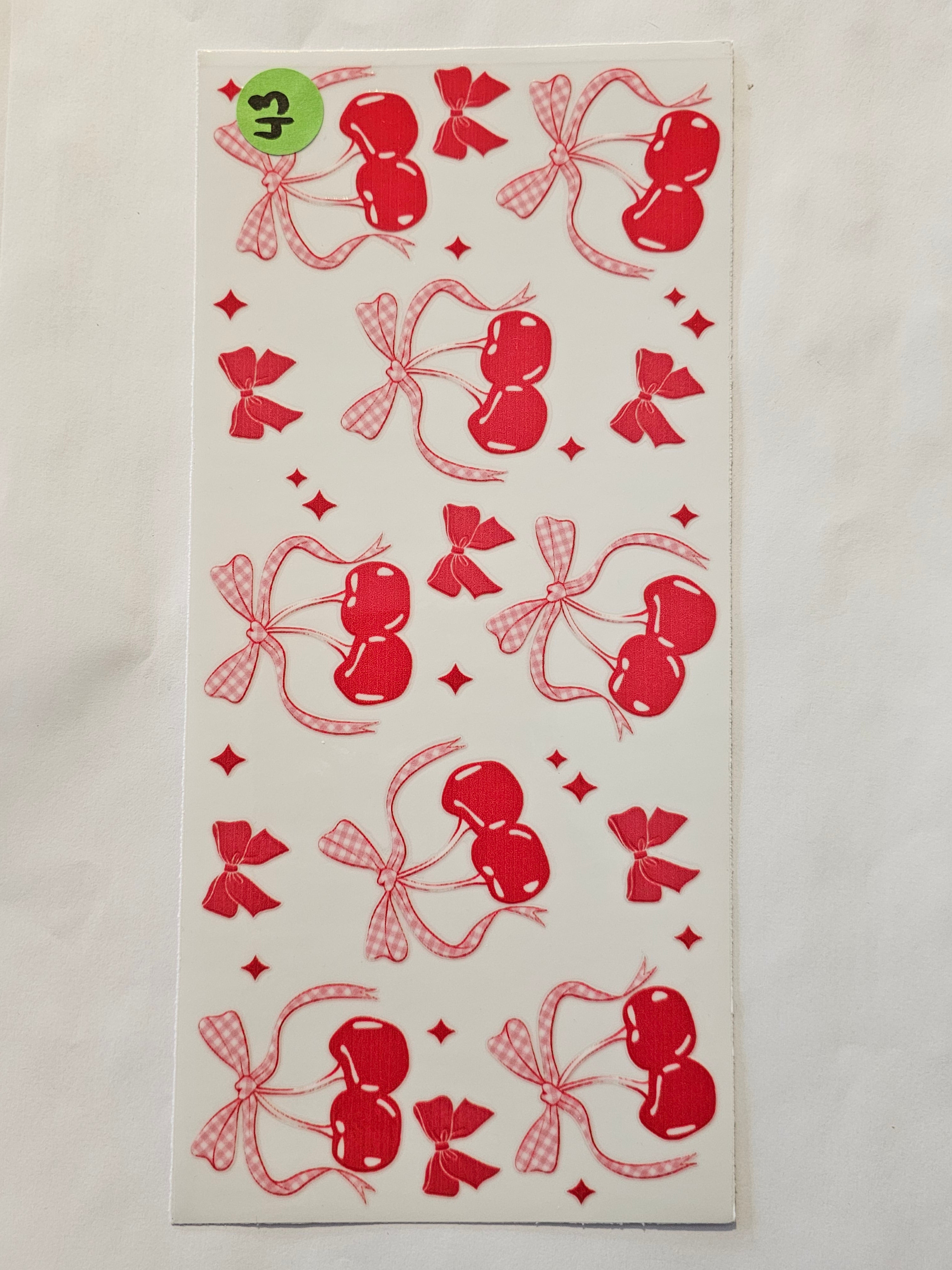 Cherries and Bows Decal 43