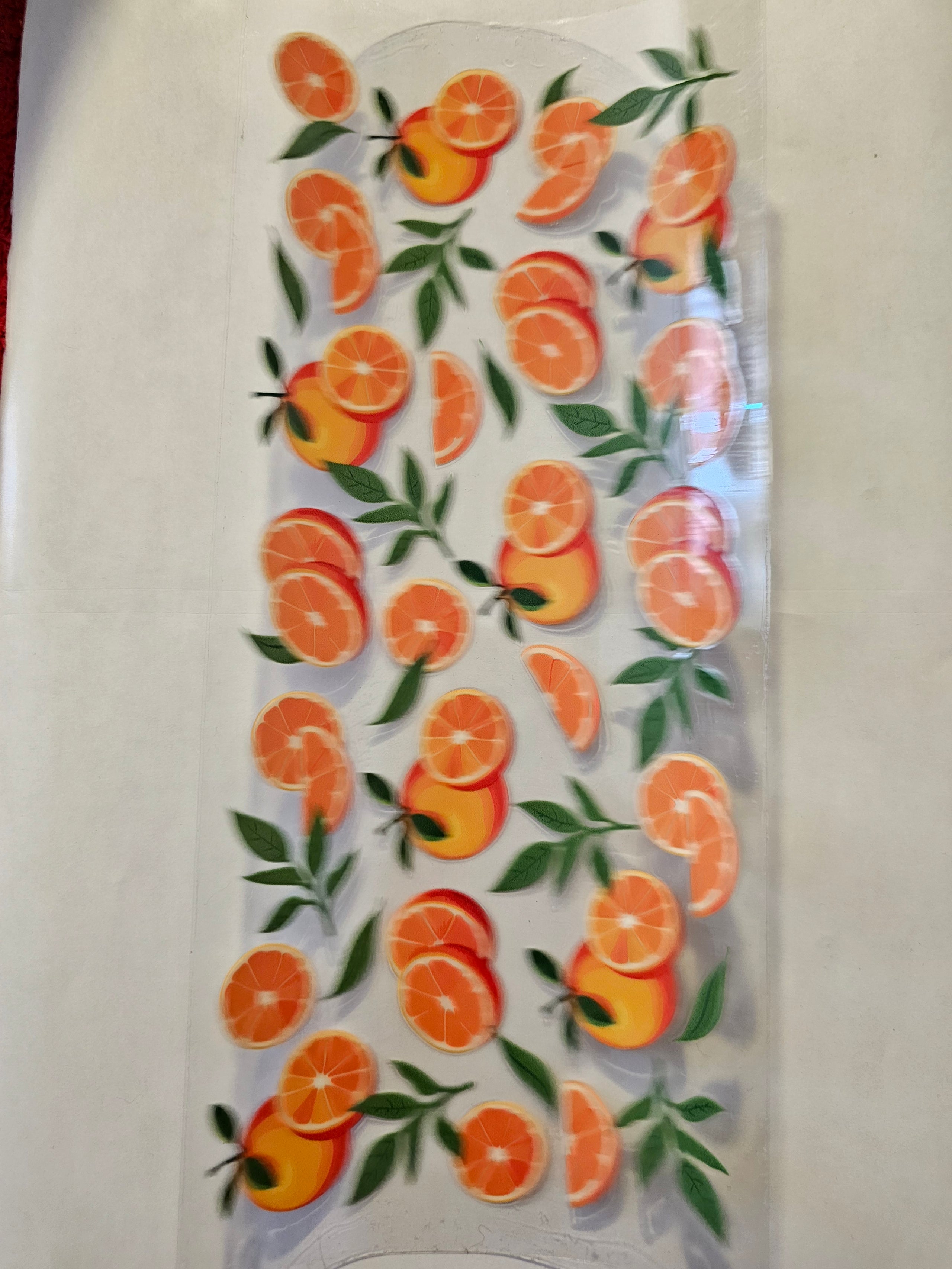Orange Decal