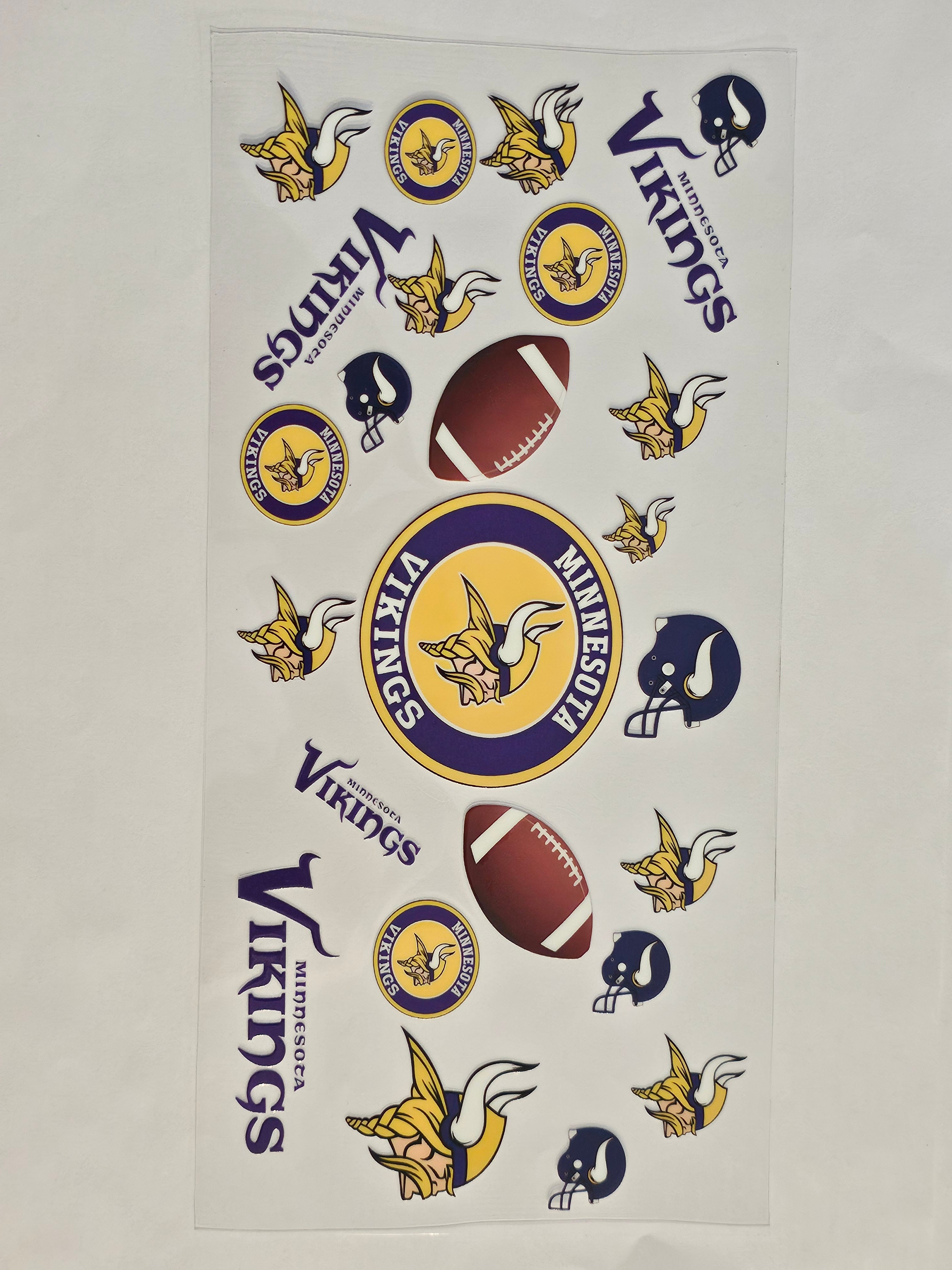 Minnesota Vikings Football Decal