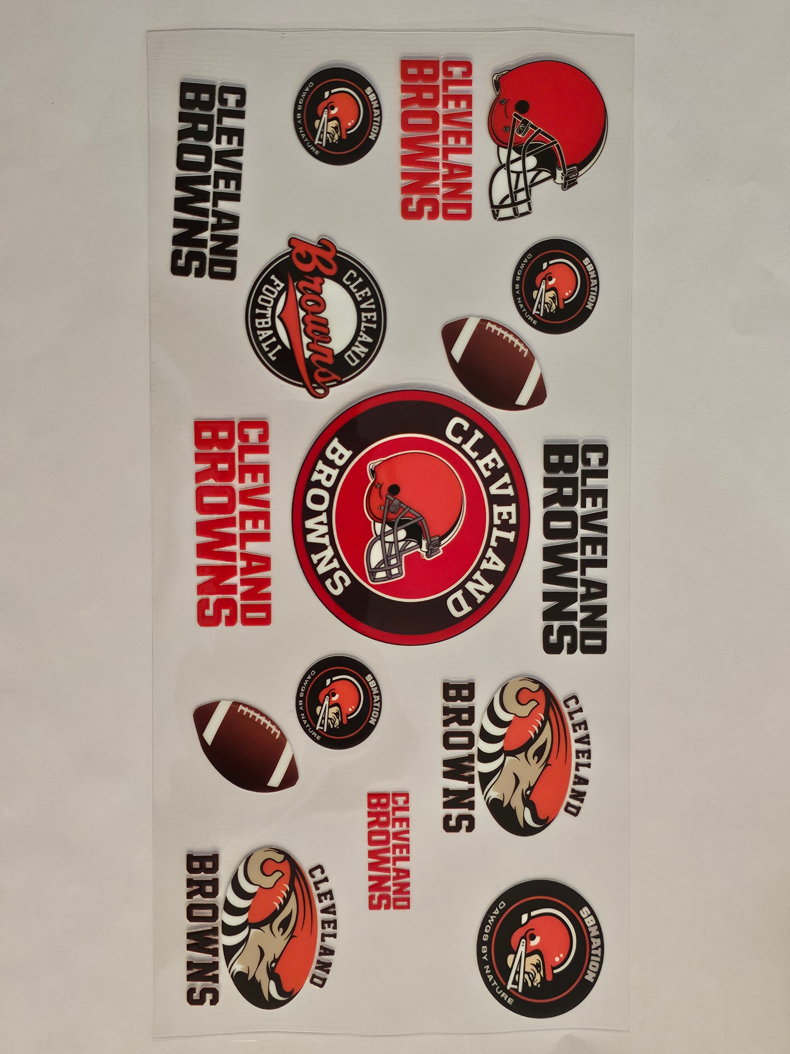 Cleveland Browns Football Decal