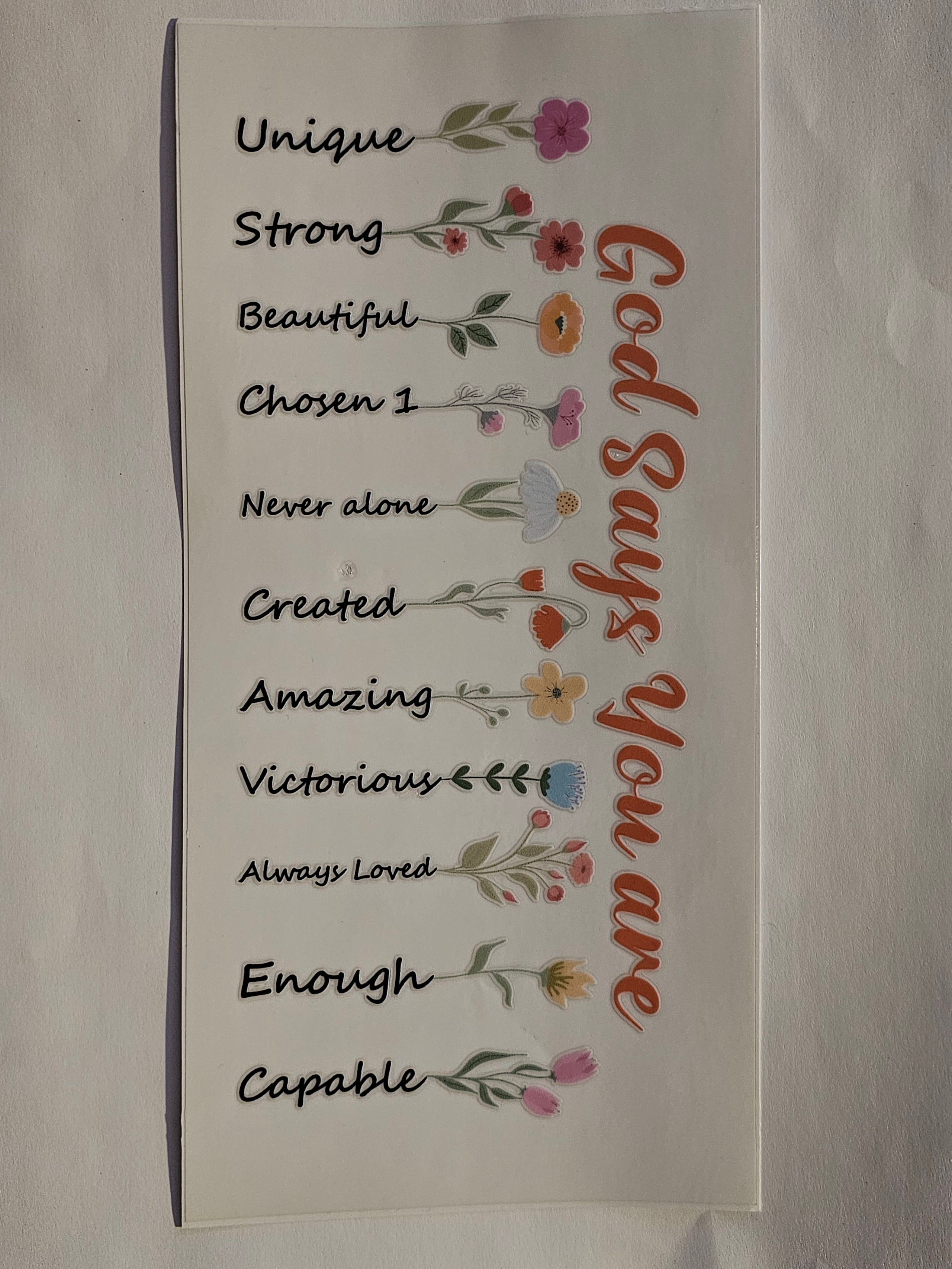 Spiritual Decal