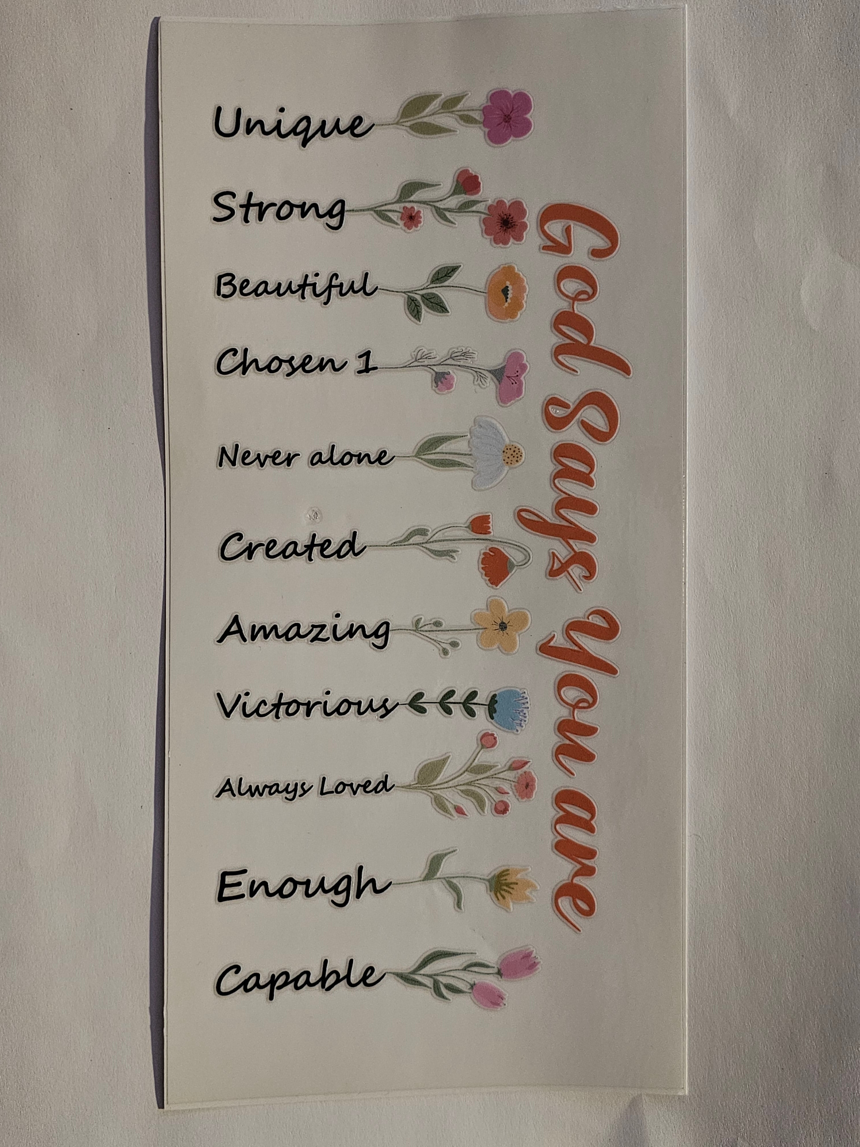 Spiritual Decal