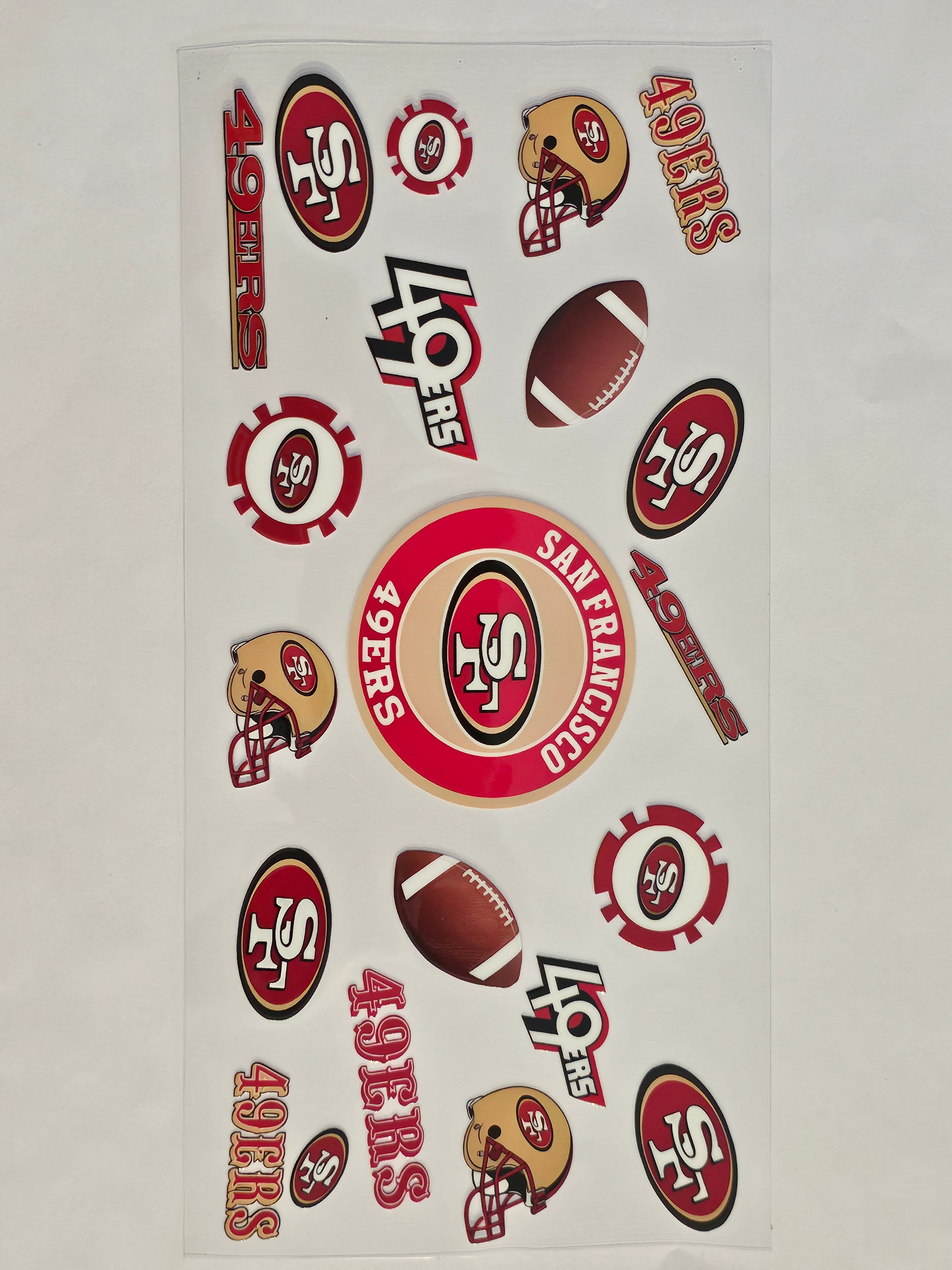 San Francisco 49ers Football Decal