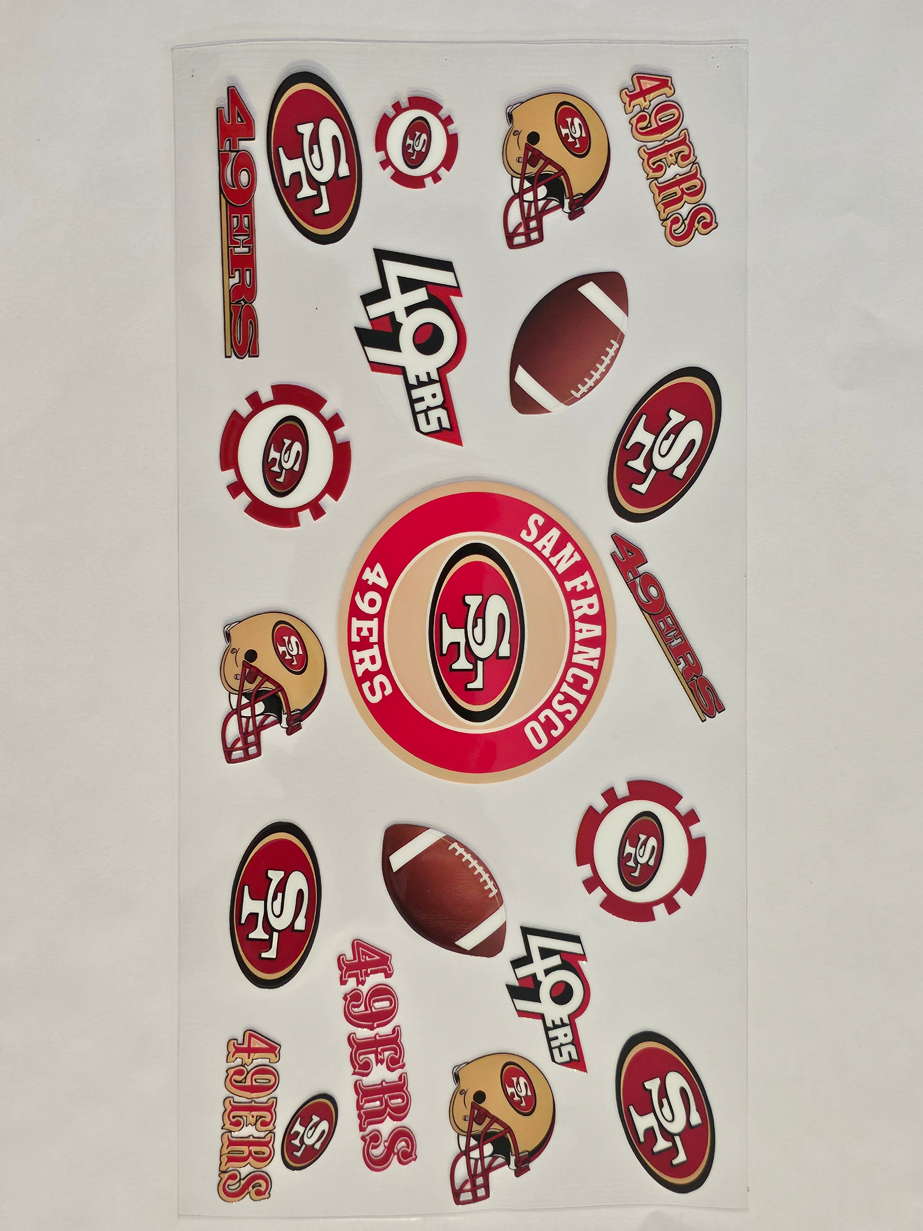 San Francisco 49ers Football Decal