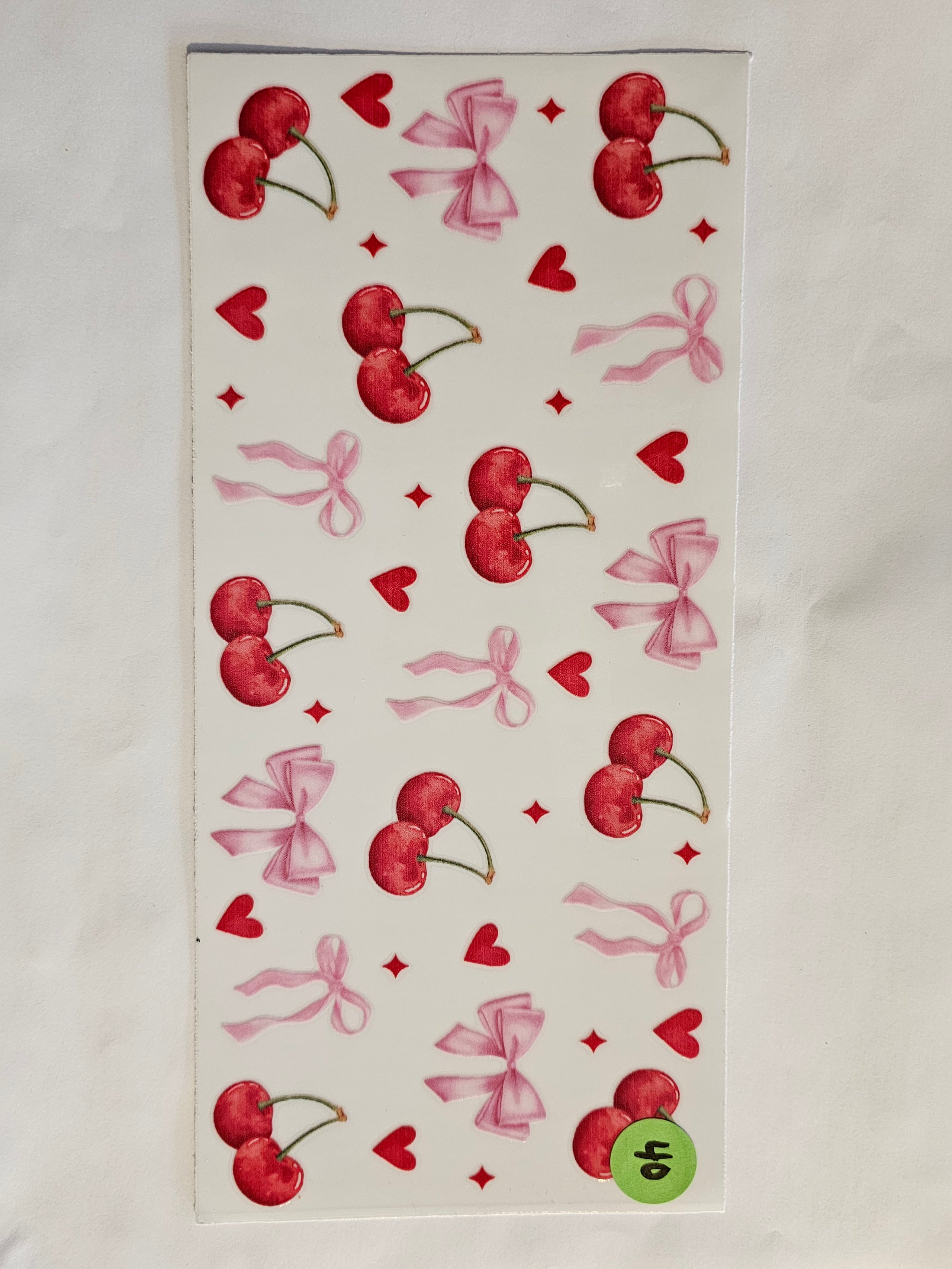 Cherries and Bows Decal 40