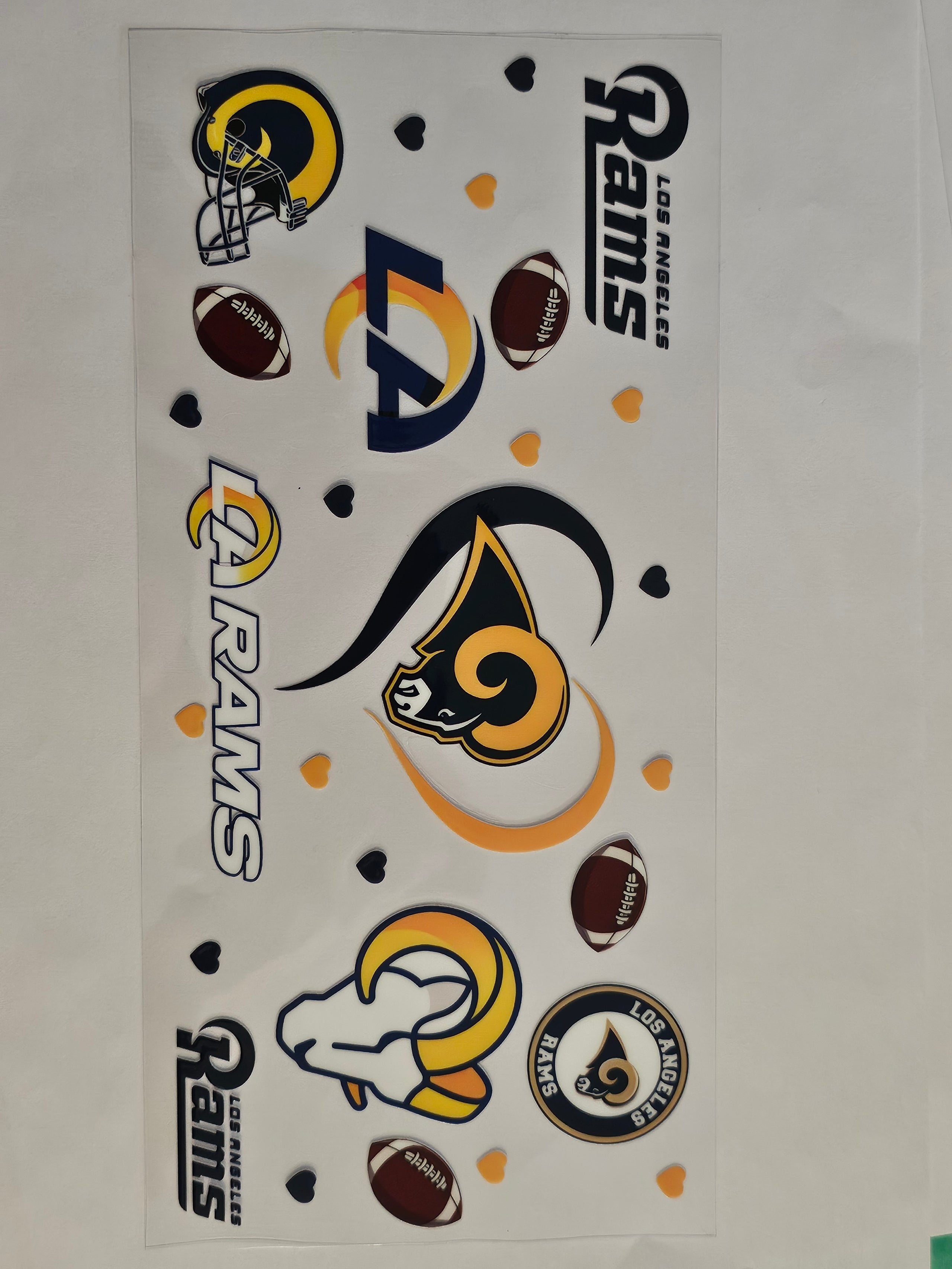 Los Angeles Rams Football Decal