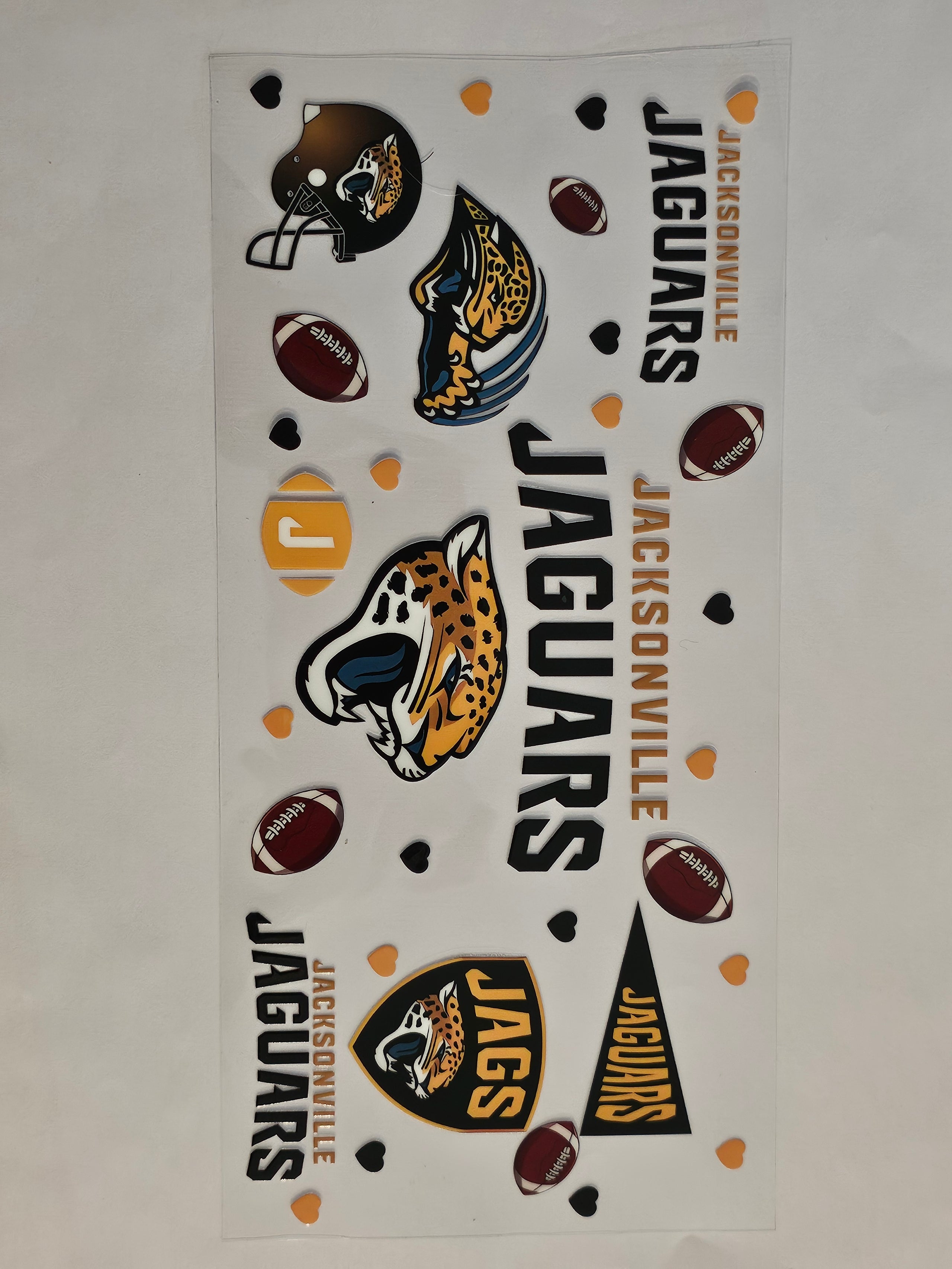 Jacksonville Jaguars Football Decal