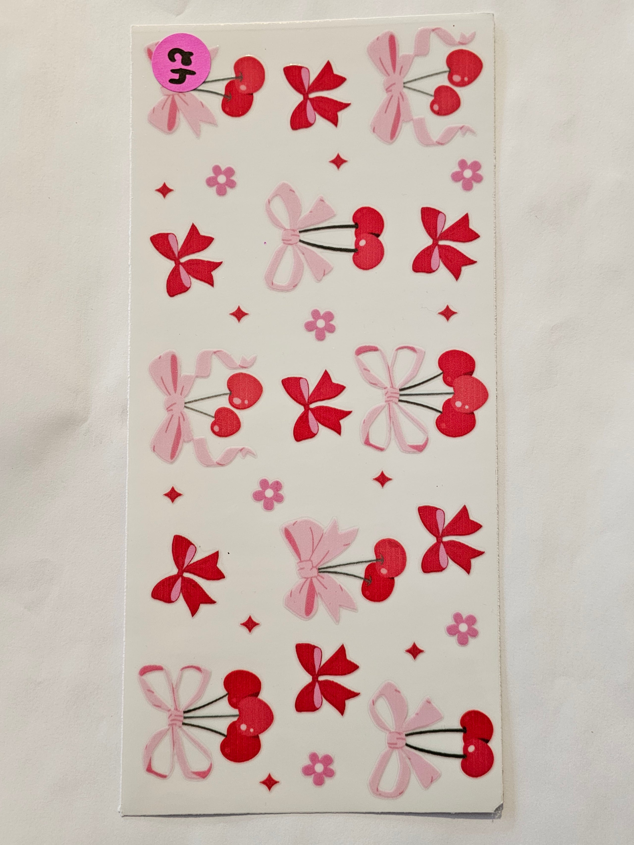 Cherries and Bows Decal 42